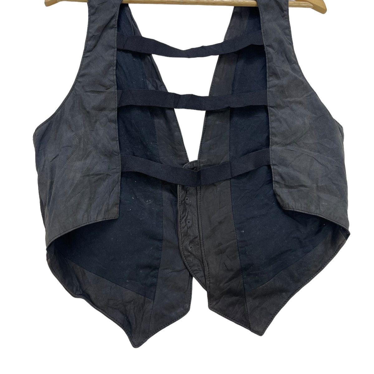 Japanese Brand Vintage Krane Leather Vest Made In Canada Size M / US 6-8 / IT 42-44 - 3 Thumbnail