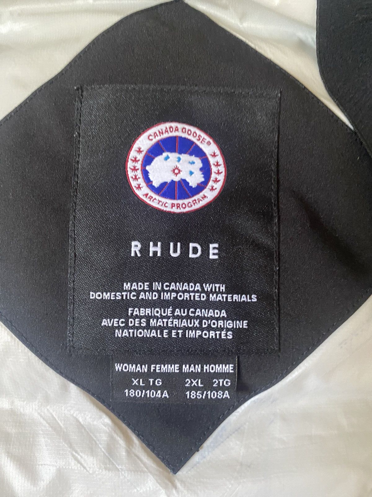 Canada Goose × NBA × Rhude Canada Goose x Rhude NBA Black Bomber Jacket Size US XXL / EU 58 / 5 - 12 Thumbnail