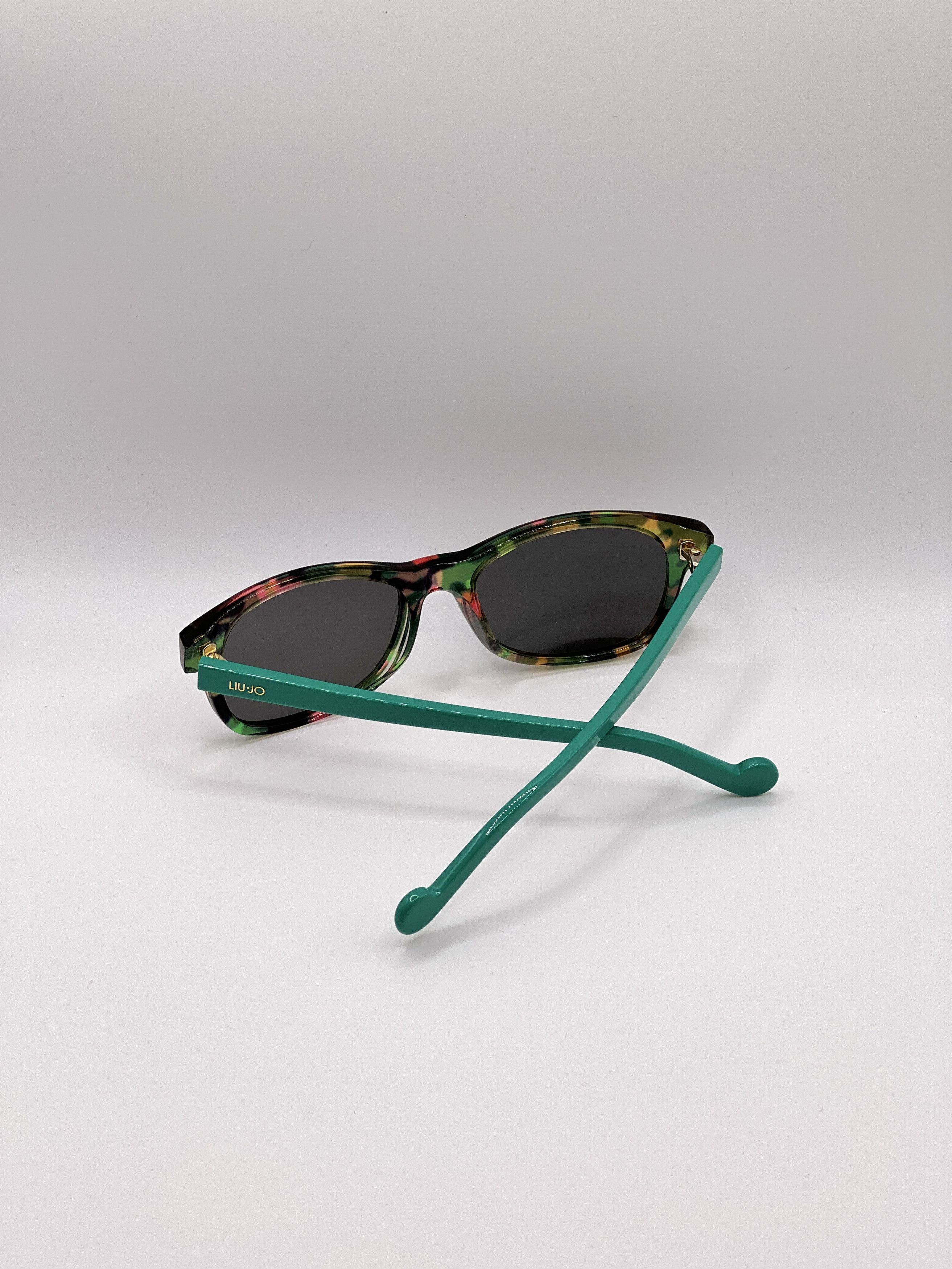 Liu Jo Liu Jo LJ3601S Green Marble Girl's Sunglasses Size ONE SIZE - 9 Thumbnail
