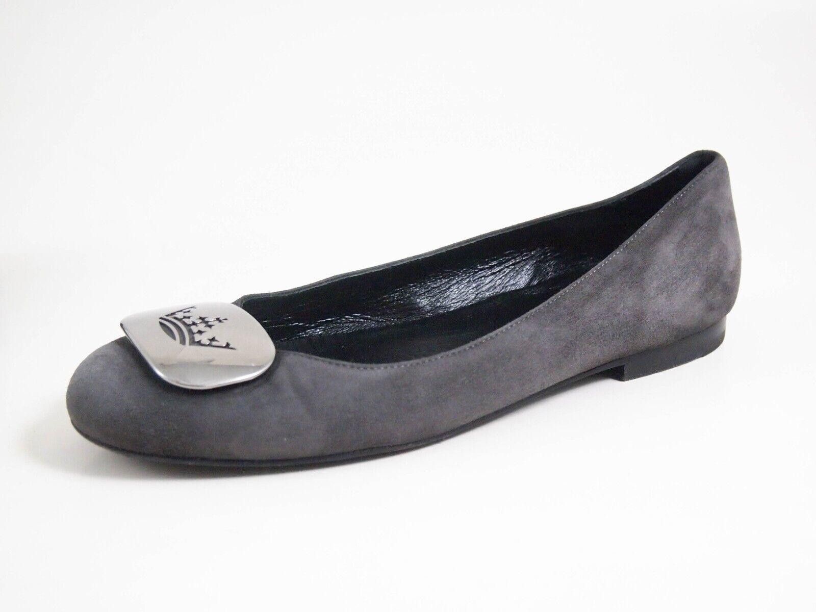 Church's Church's Fiona Flats Gray Suede Womens EU 36.5 US 6.5 Size US 6.5 / IT 36.5 - 2 Thumbnail