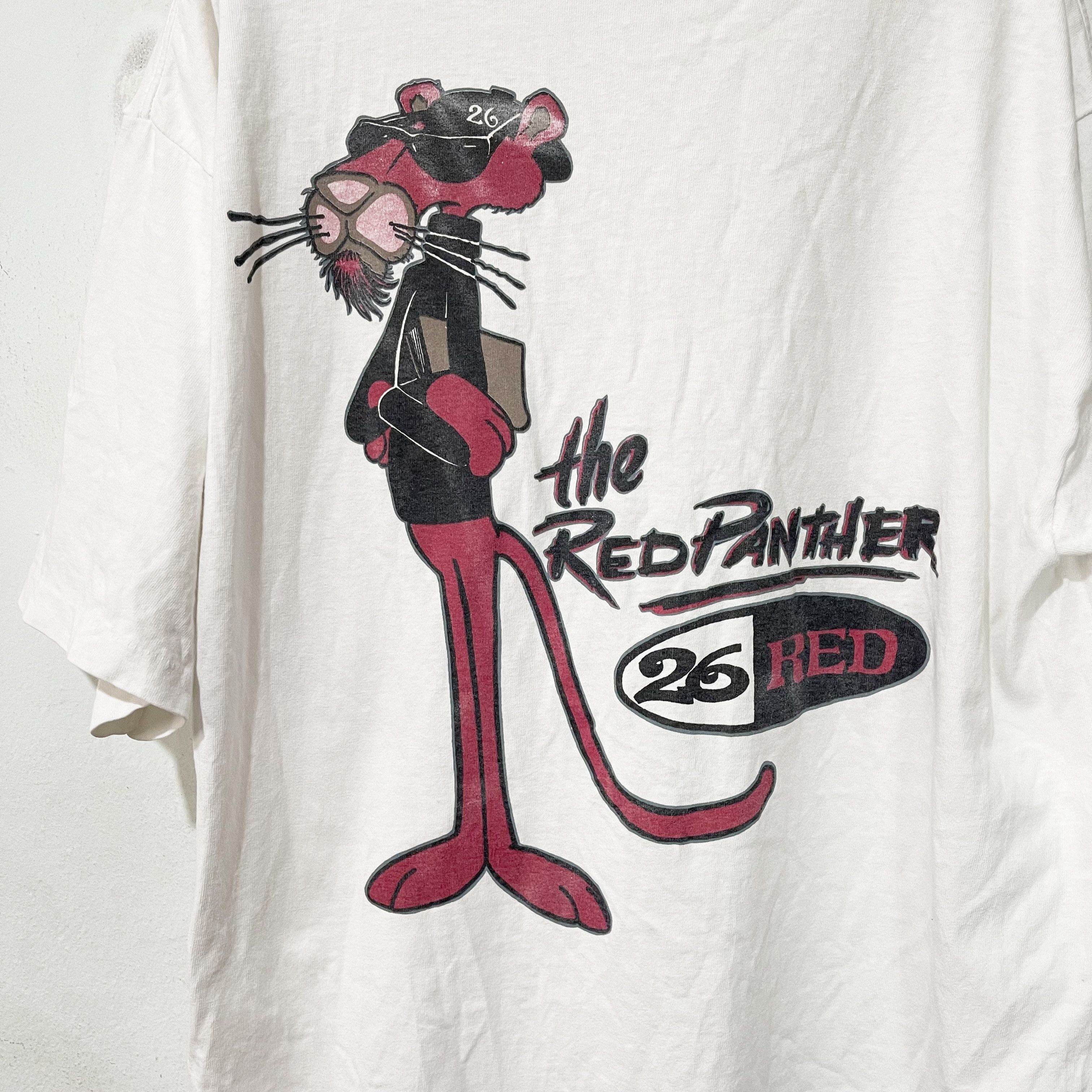 Vintage Vintage 90s 26Red T-Shirt Size US L / EU 52-54 / 3 - 2 Thumbnail