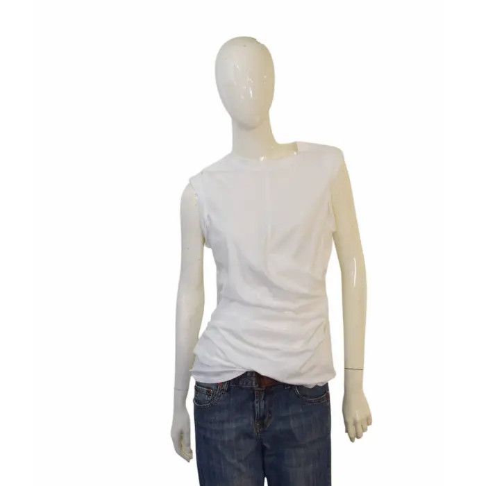 3.1 Phillip Lim 3.1 Phillip Lim White Cotton Top Size S / US 4 / IT 40 - 1 Thumbnail