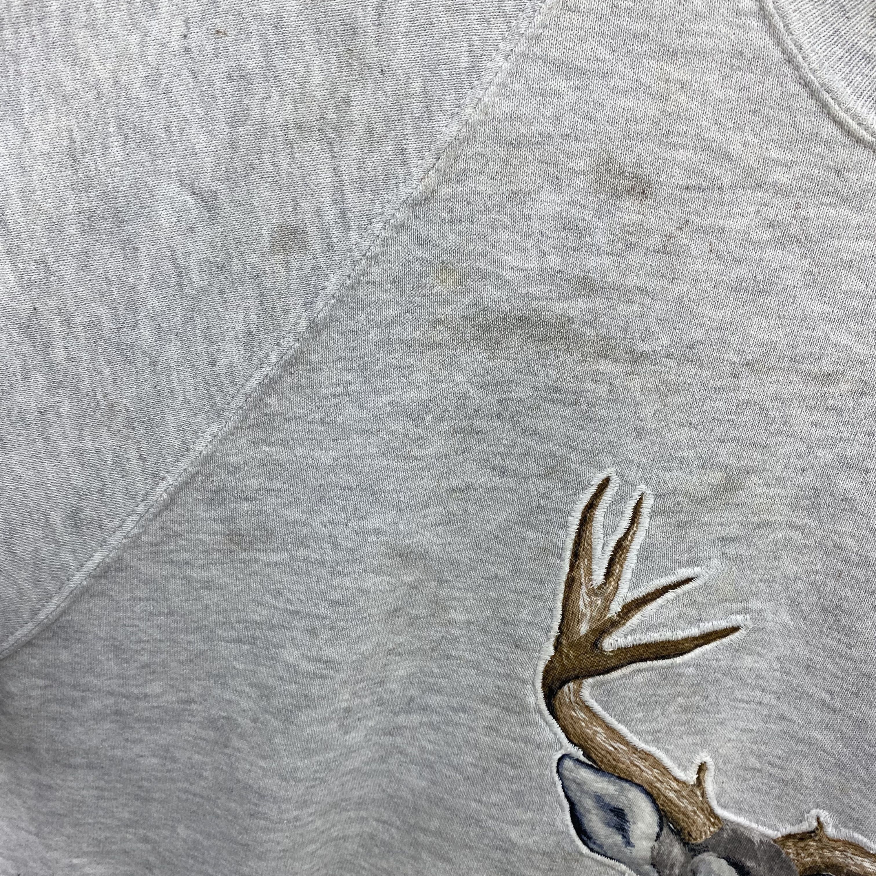 Vintage Vintage 90s Deer Hunting Sweatshirt Wildlife Forest Jumper Size US XL / EU 56 / 4 - 7 Thumbnail