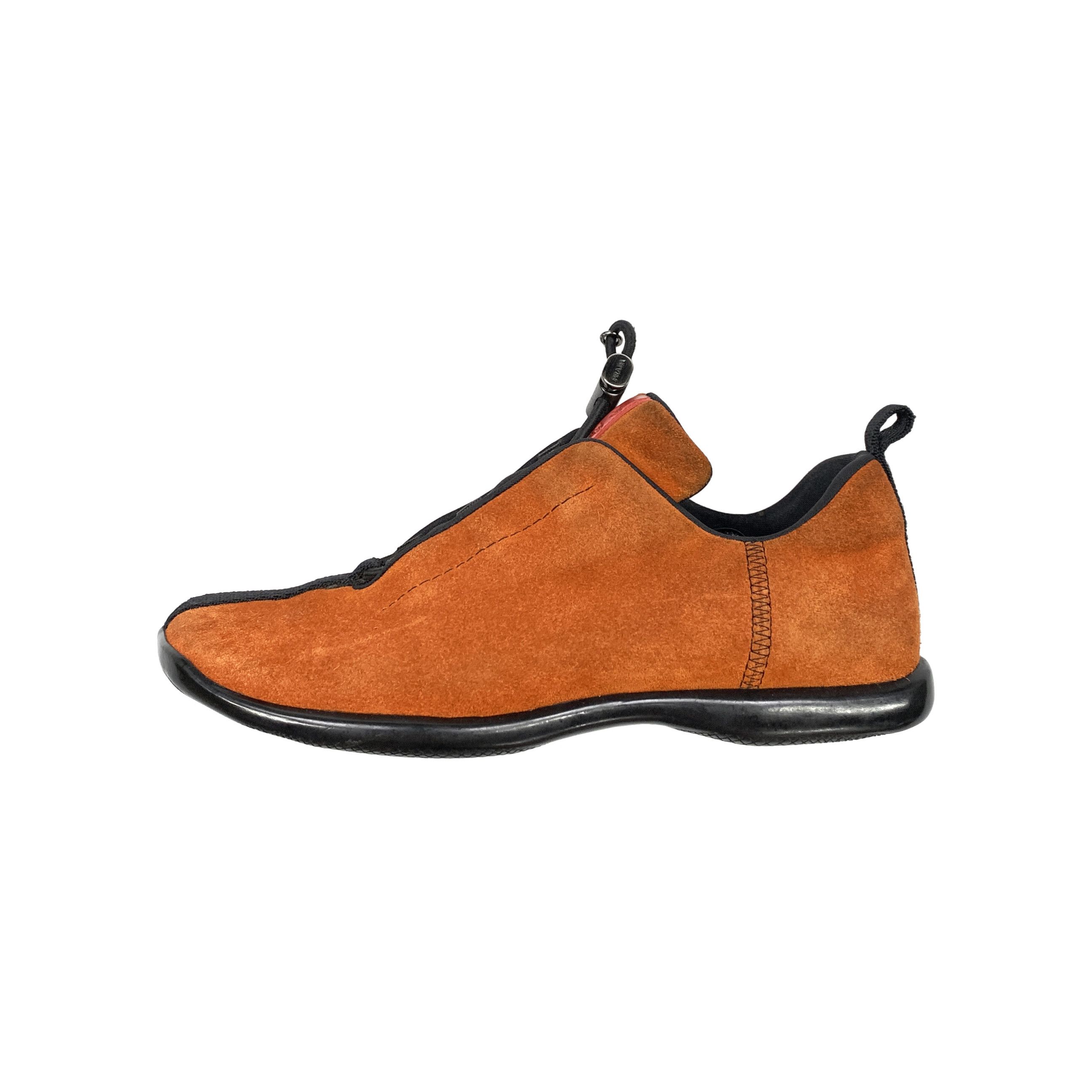 Prada 1999 Suede Sneakers (24 cm) Size US 7.5 / IT 37.5 - 2 Thumbnail