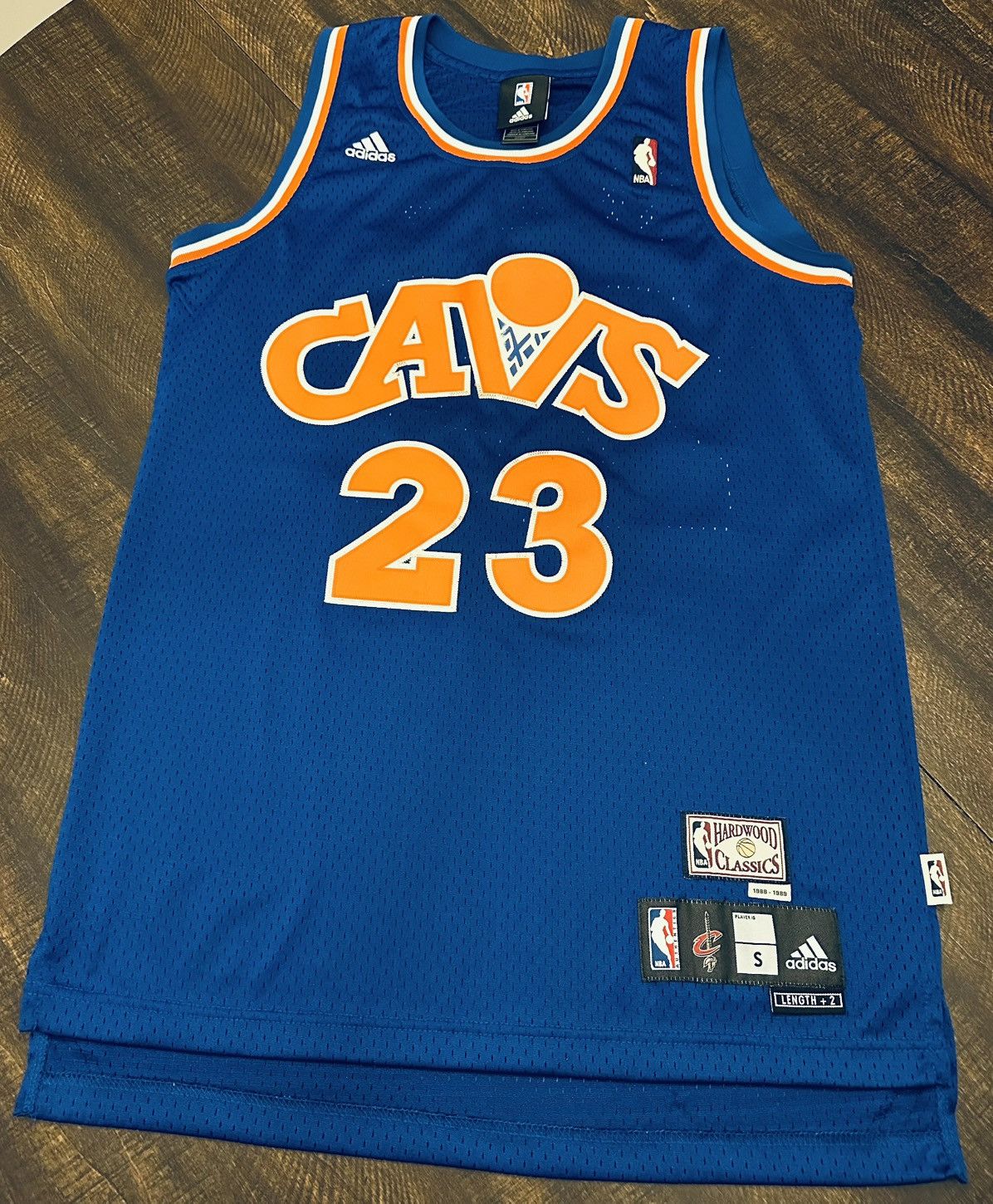 Adidas NBA HWC Lebron James Cleveland Cavs Jersey Mens Small