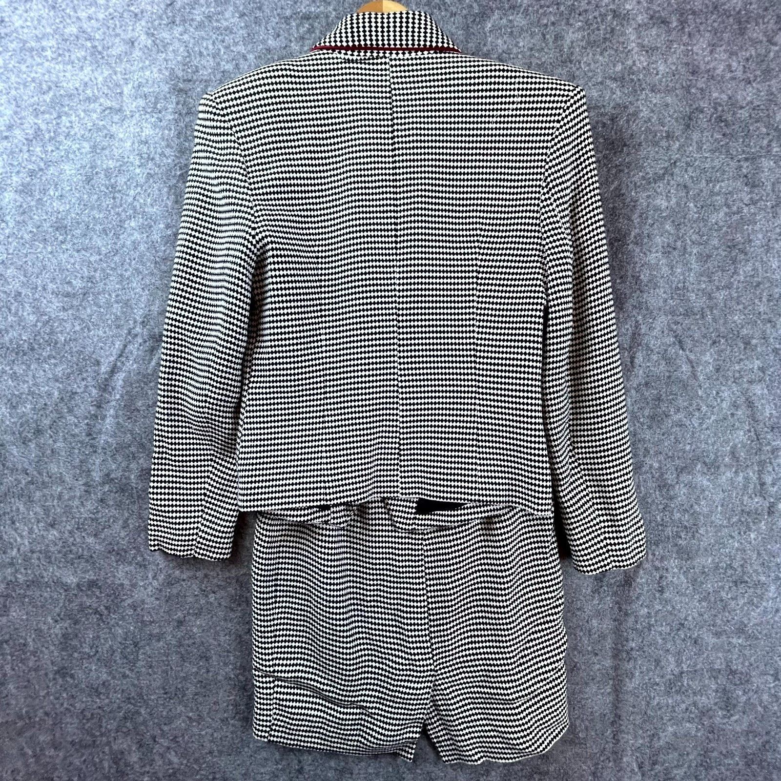 Ann Taylor Vtg Ann Taylor Skirt Suit Women Jacket 2 Skirt 0 Black White Size XS / US 0-2 / IT 36-38 - 2 Thumbnail