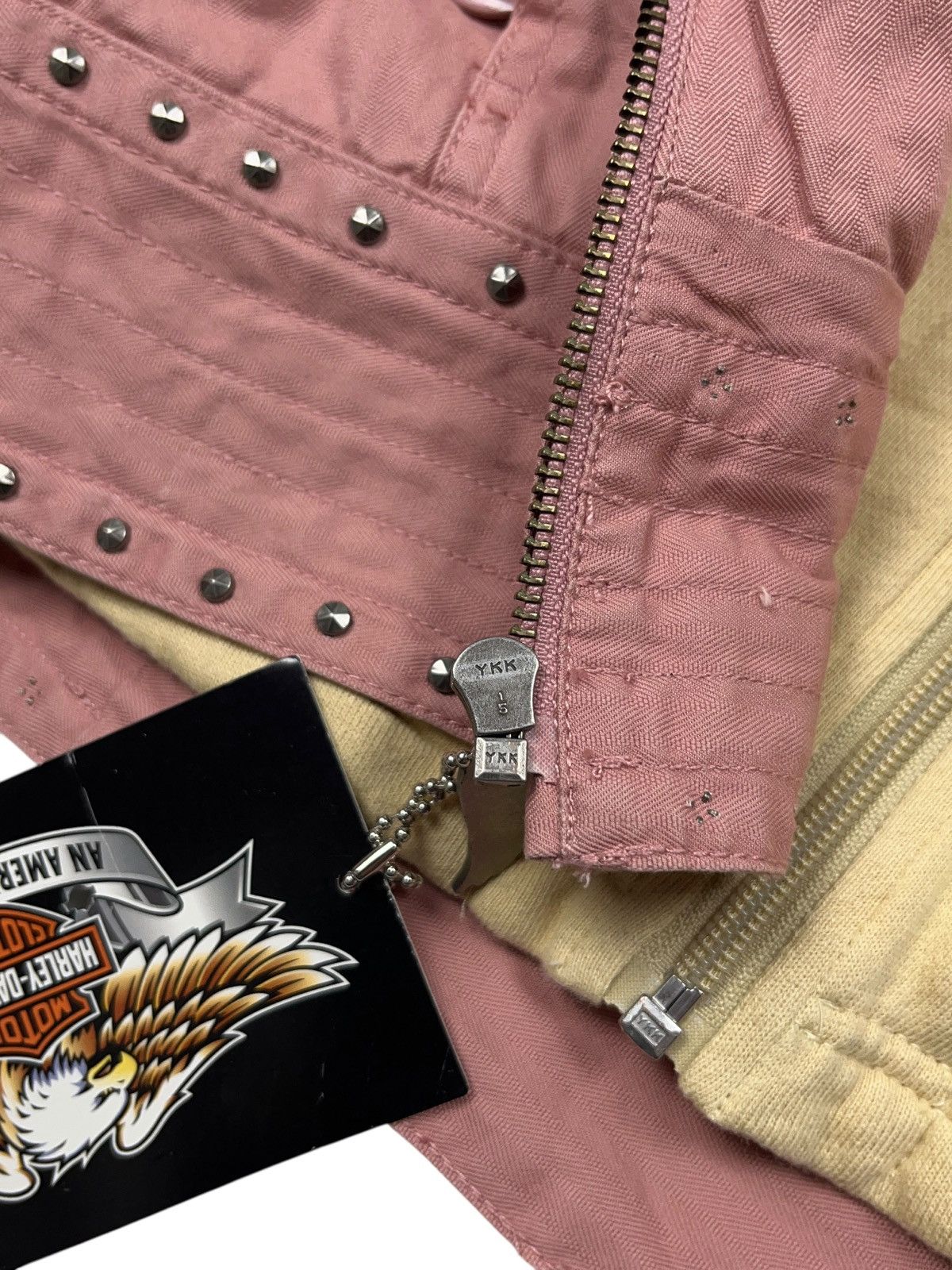 Harley Davidson Vintage y2k Harley Davidson 3 in 1 Jacket Embroidered Size M / US 6-8 / IT 42-44 - 17 Thumbnail