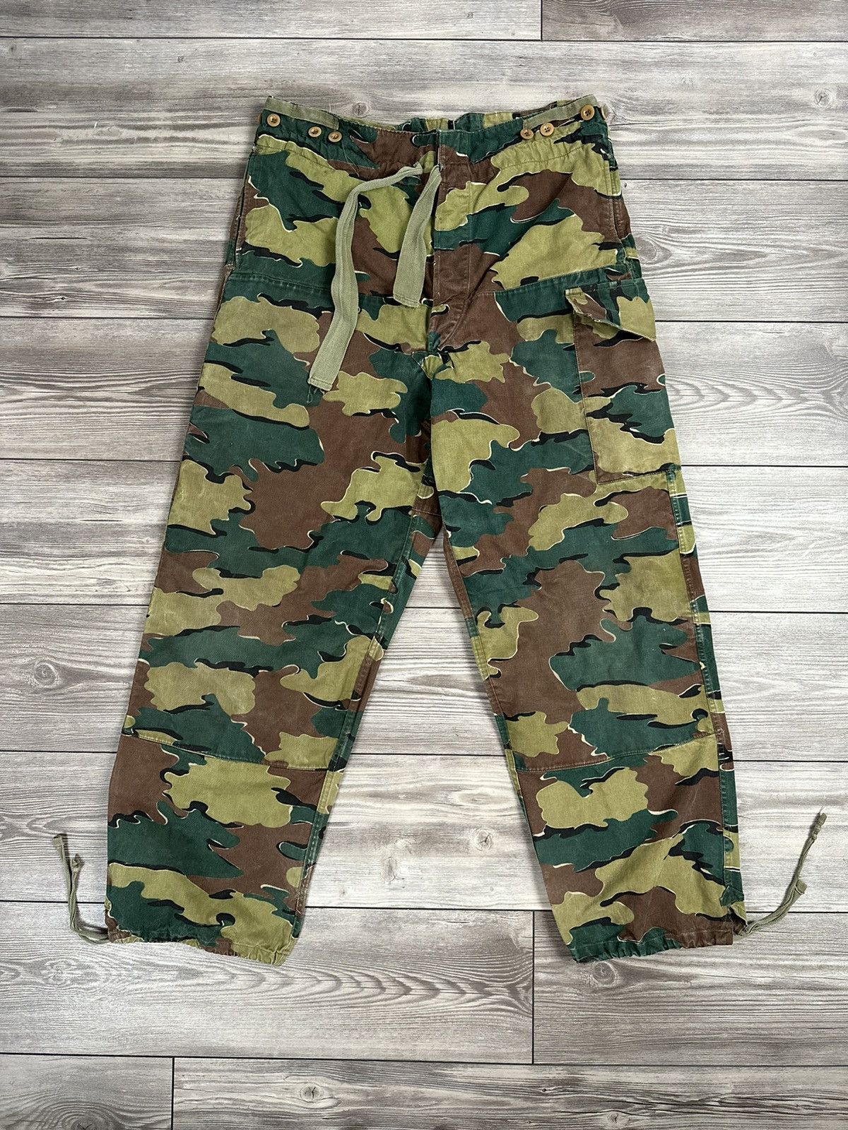 Vintage 50’s Camo Army Paratrooper Trousers