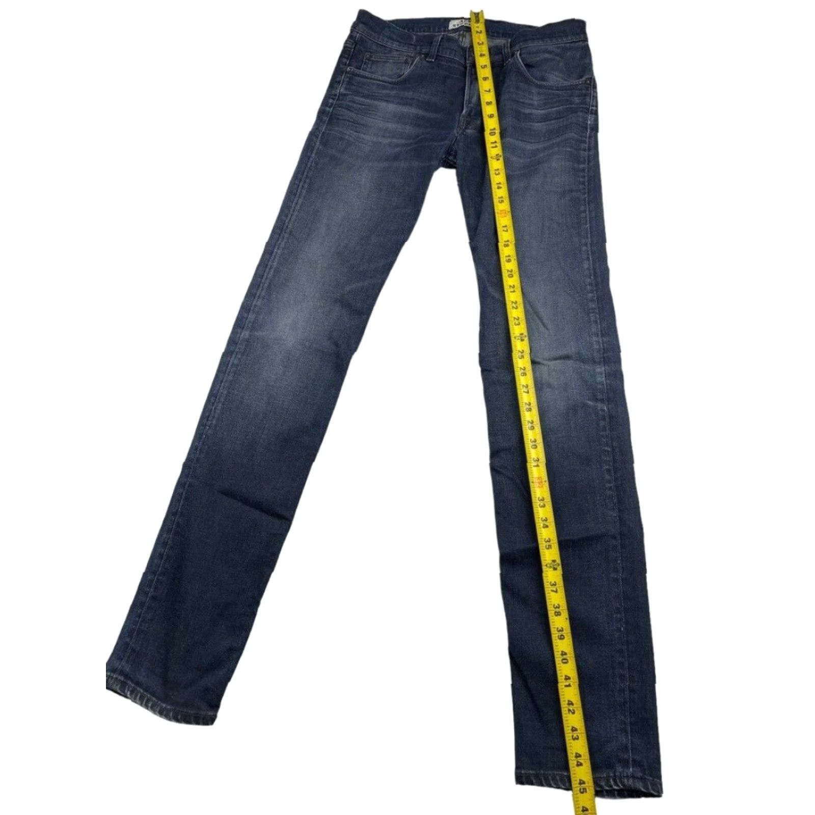 Acne Studios Acne Studios Jeans Ace Oreo 5-Pocket Denim Medium Wash Blue 32x34 Mens Straight Classic Distressed Pockets Size US 32 / EU 48 - 6 Thumbnail