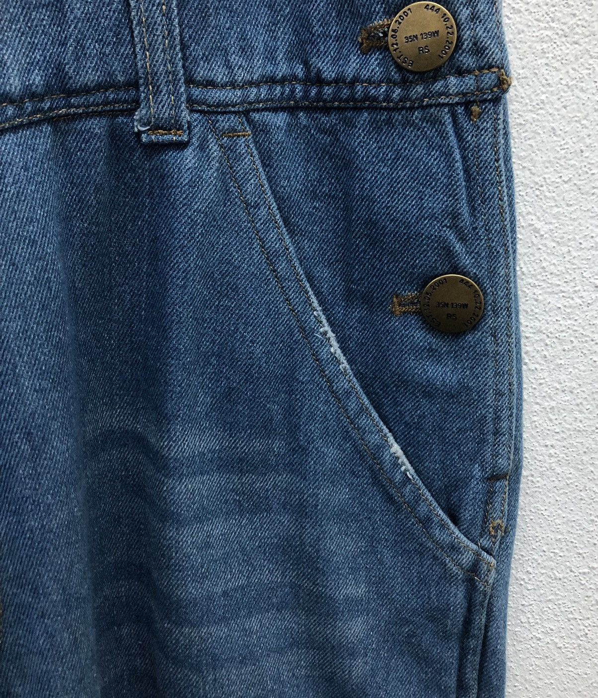 Japanese Brand Vintage Rive t& Surge Original Spec Work Wear Overalls Size US 36 / EU 52 - 9 Thumbnail