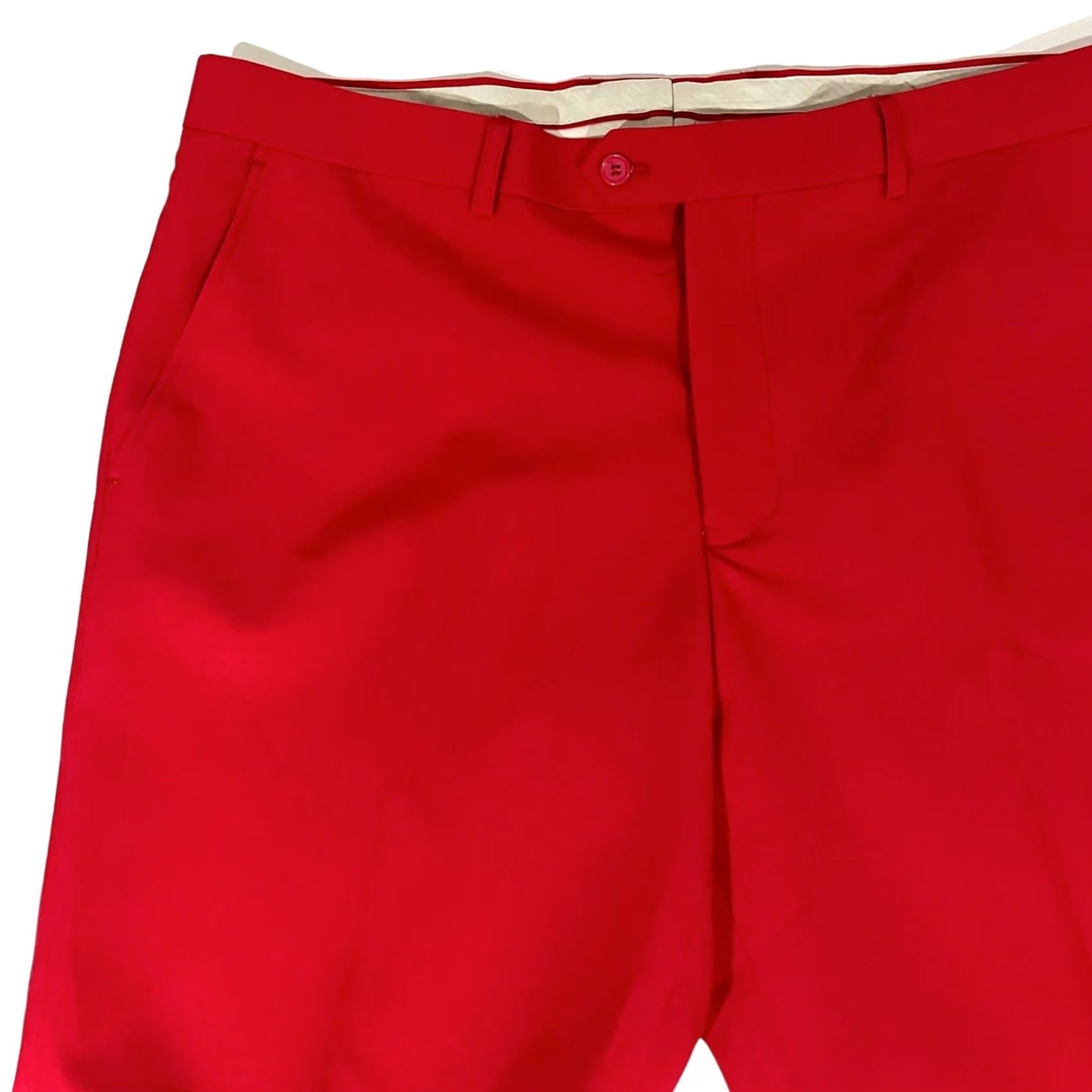 Vintage OPPOSUITS Men’s Shorts Red Bermuda Sz 40 Mid Rise Flat Front Bermuda Red Mens Shorts 40 Size US 40 / EU 56 - 2 Thumbnail