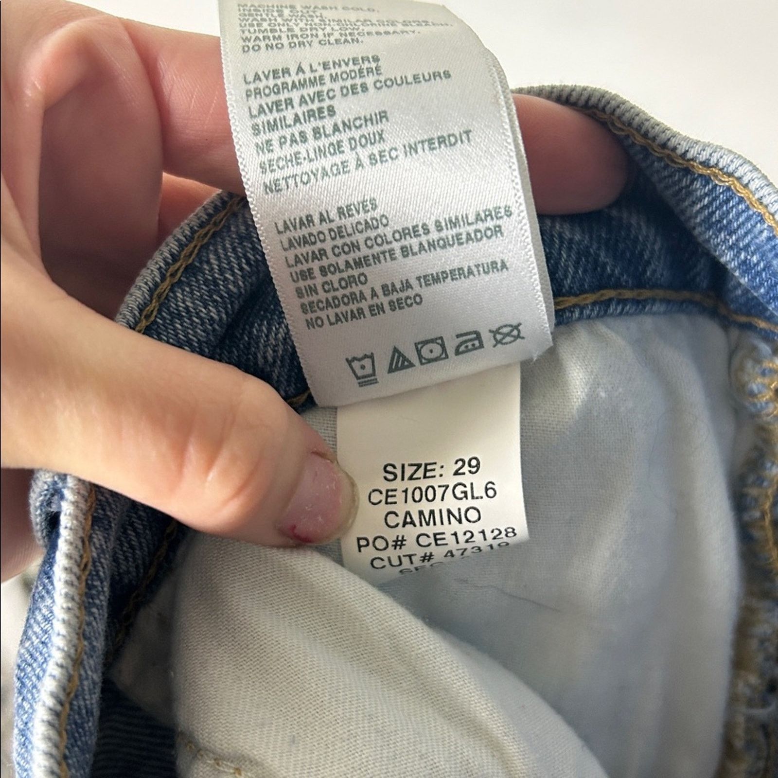 Current/Elliot Current/Elliot Camino Straight Leg Jeans Size 29" - 6 Thumbnail
