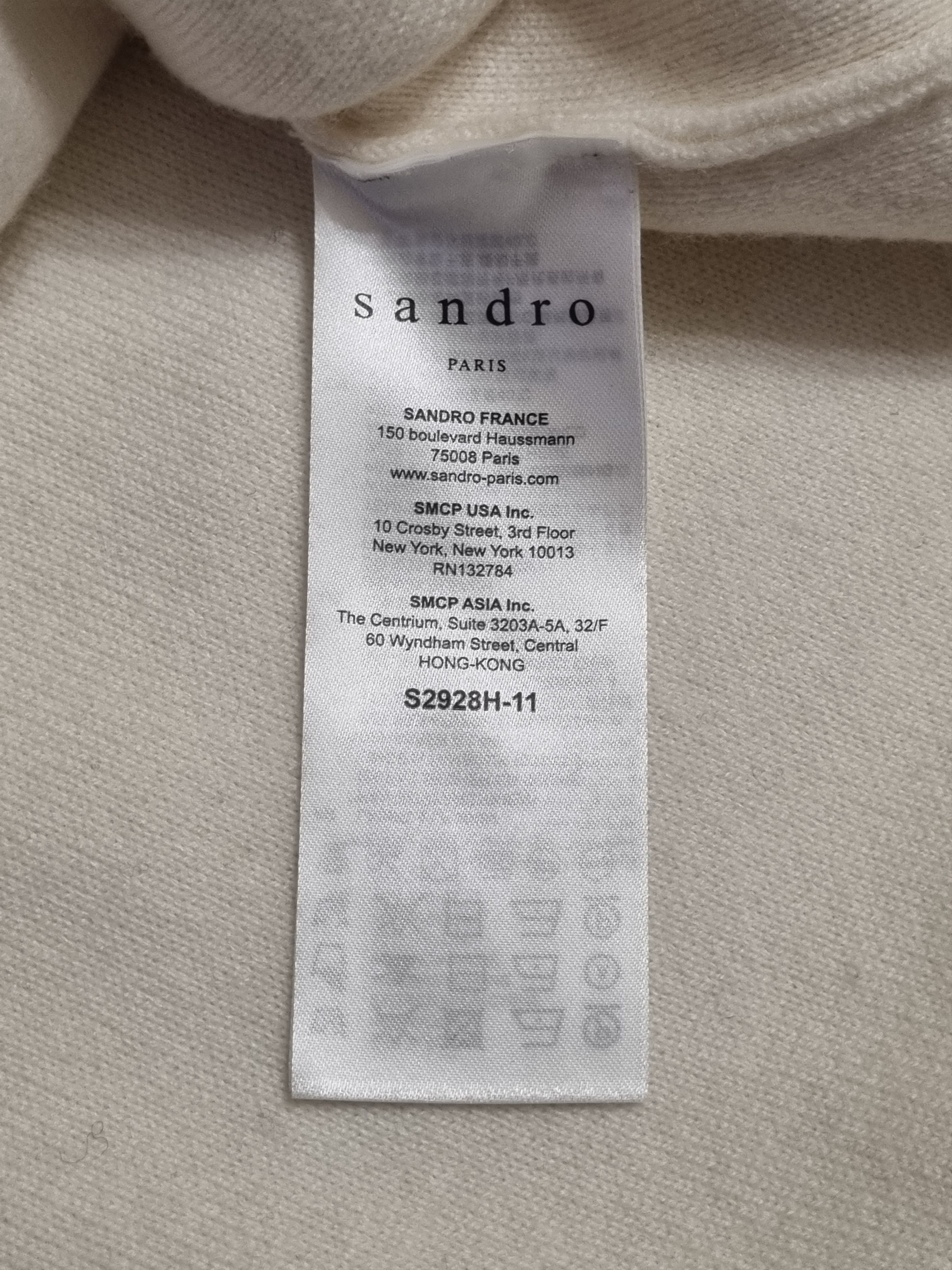 Sandro Sandro Paris Graphic Print Double S Heart Logo Sweater Size M / US 6-8 / IT 42-44 - 10 Thumbnail