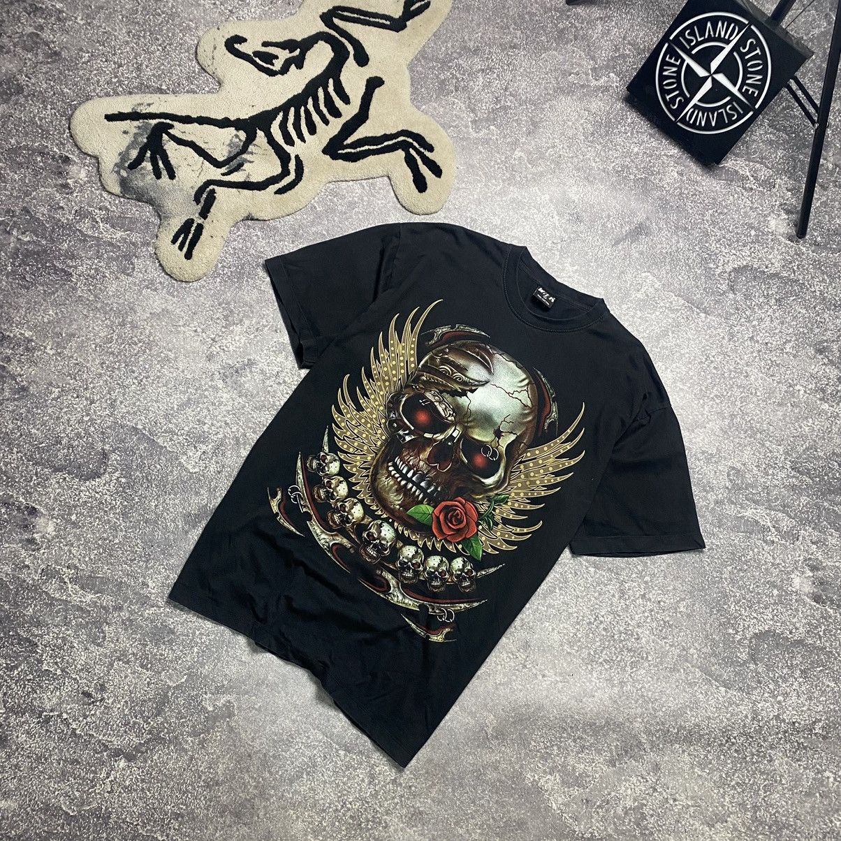 Band Tees Vintage Wild Big Skull Logo 90’s Band Graphic tee Size US XL / EU 56 / 4 - 1 Thumbnail