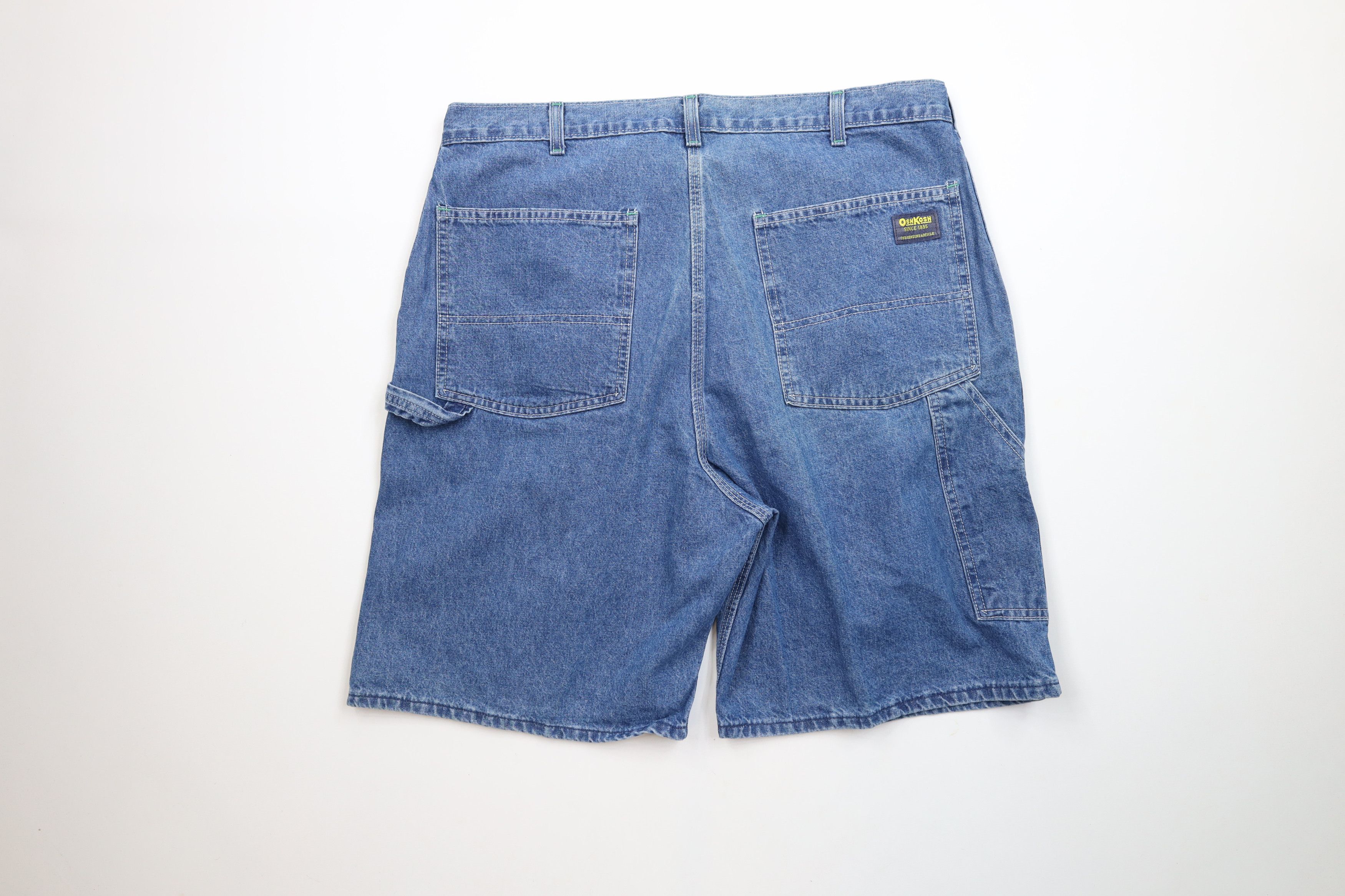 Vintage Vintage 90s OshKosh B'Gosh Fit Dungaree Denim Shorts USA Size US 38 / EU 54 - 10 Thumbnail