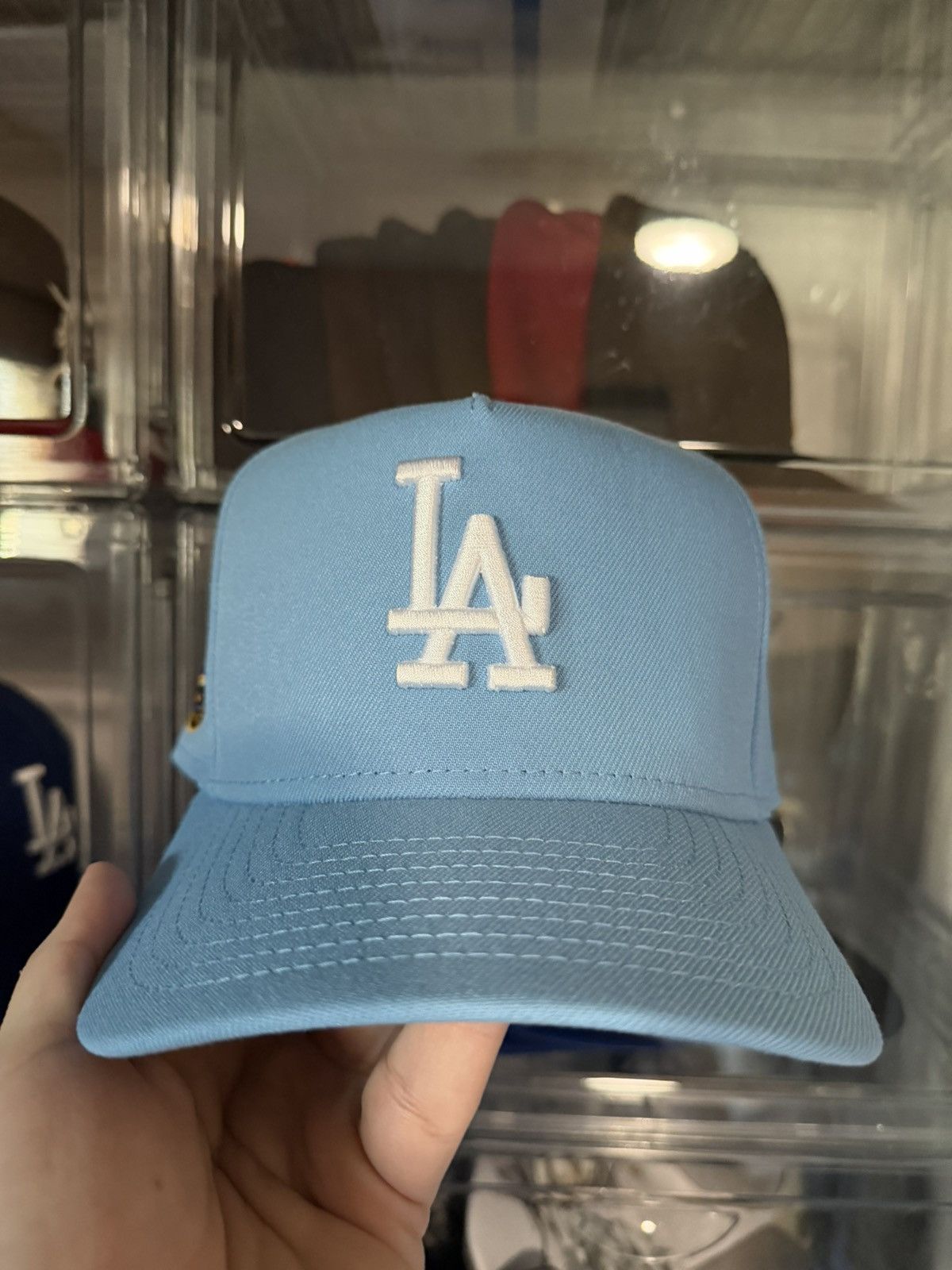 New Era New era 9fifty a frame Los Angeles dodgers hat mlb dodgers Size ONE SIZE - 3 Thumbnail