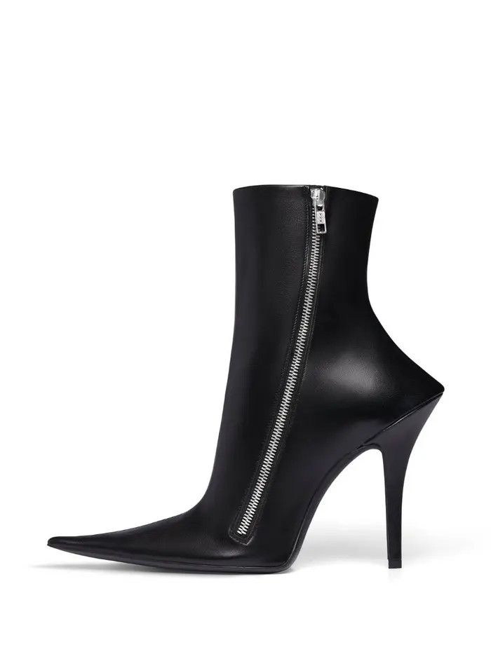 Balenciaga o1la1rc1a0126 Witch 110mm Booties in Black Size US 5 / IT 35 - 4 Thumbnail