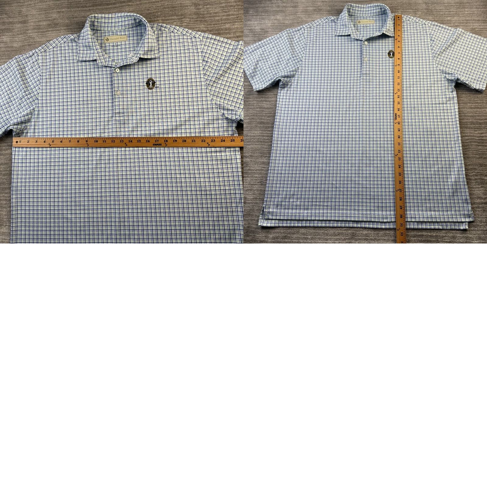 Vintage Donald Ross Polo Shirt Mens XL Blue Stonewall Country Club Golf Size US XL / EU 56 / 4 - 8 Thumbnail