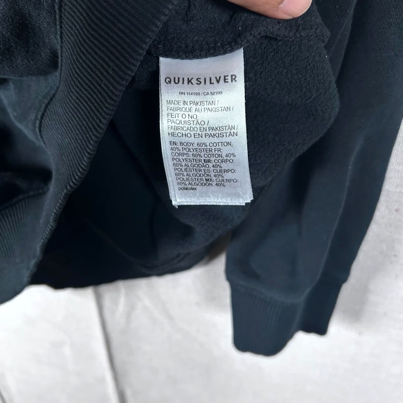 Quiksilver Quiksilver x Kanoa Mens Sweatshirt Black Pink Stripe Crewneck S Size US S / EU 44-46 / 1 - 4 Thumbnail