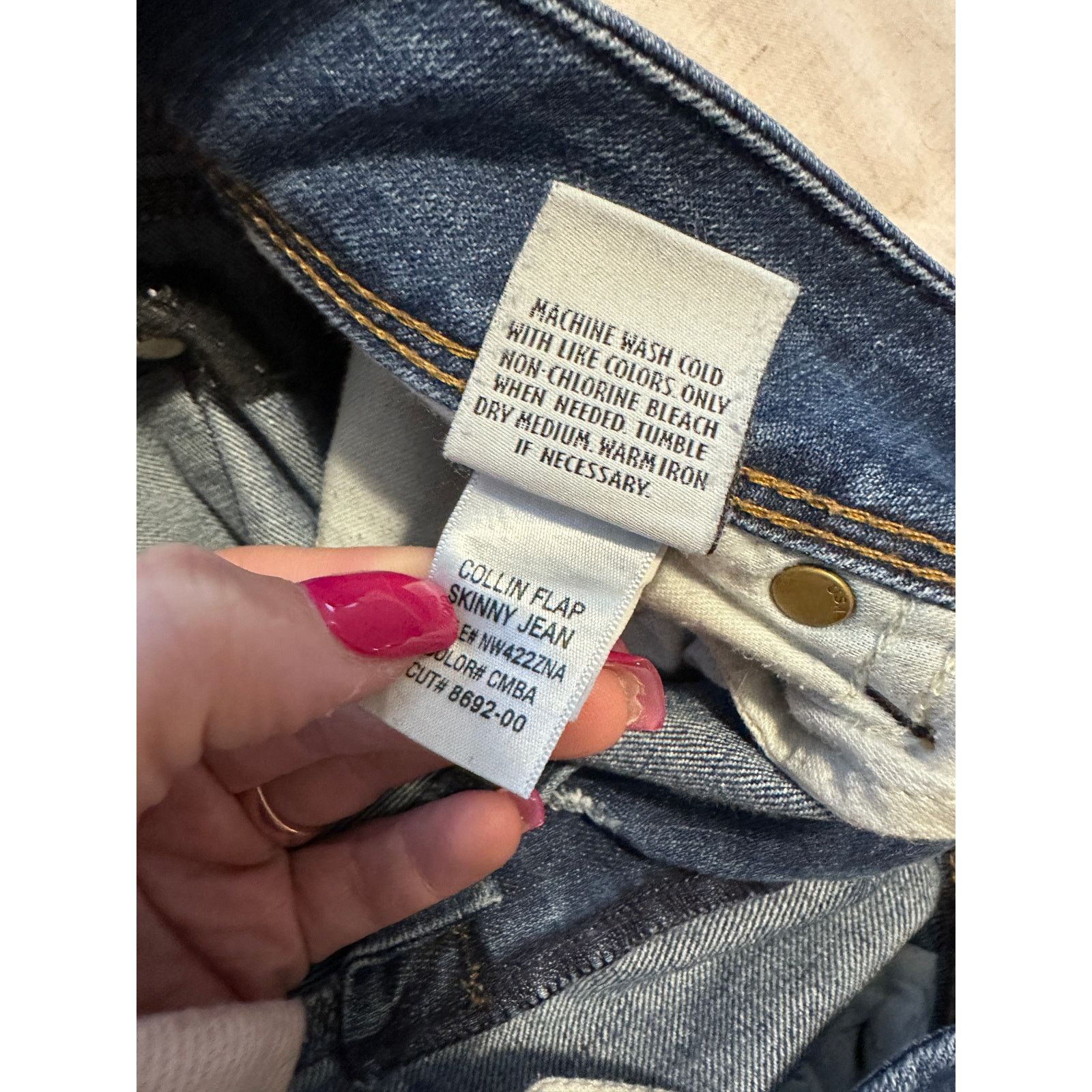 Hudson Hudson Collin Flap Skinny Jean Low Rise 27 Size 27" / US 4 / IT 40 - 10 Thumbnail