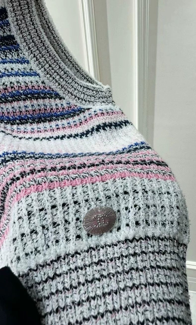 Chanel Chanel 24 Spring and Summer Color-blocked Striped Knitted Size XS / US 0-2 / IT 36-38 - 5 Thumbnail