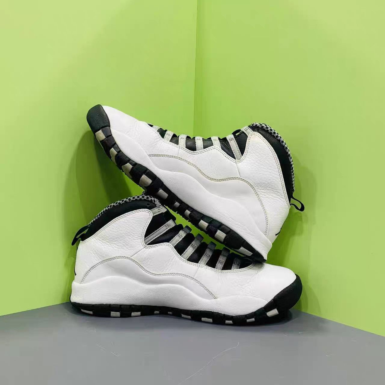 Jordan Brand Air Jordan 10 'Black White' Basketball Shoes K15 Size US 10 / EU 43 - 6 Thumbnail