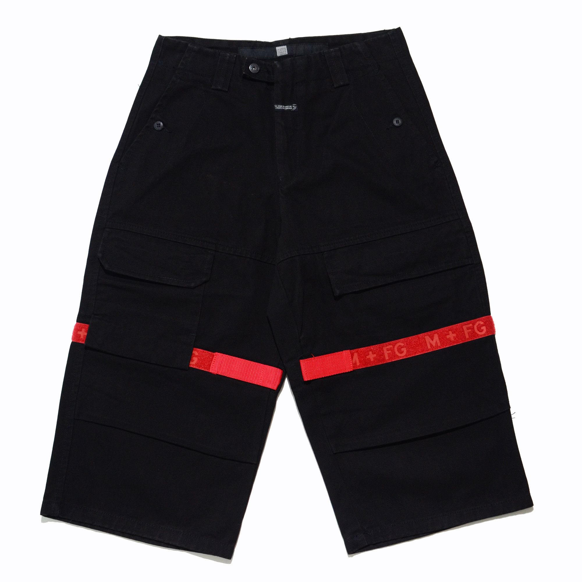 Marithe + Francois Girbaud M+FG Long Black Shorts W32 Y2K Hip Hop 2006 Rare Craft Size US 32 / EU 48 - 1 Thumbnail