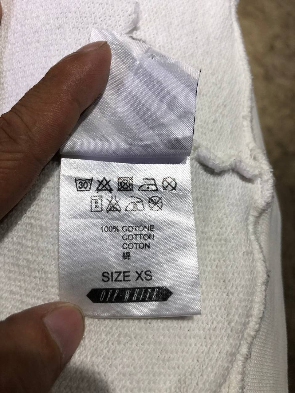 Off-White Off-white 2015 Caravaggio Annunciation Diagonal hoodie Size US S / EU 44-46 / 1 - 10 Thumbnail