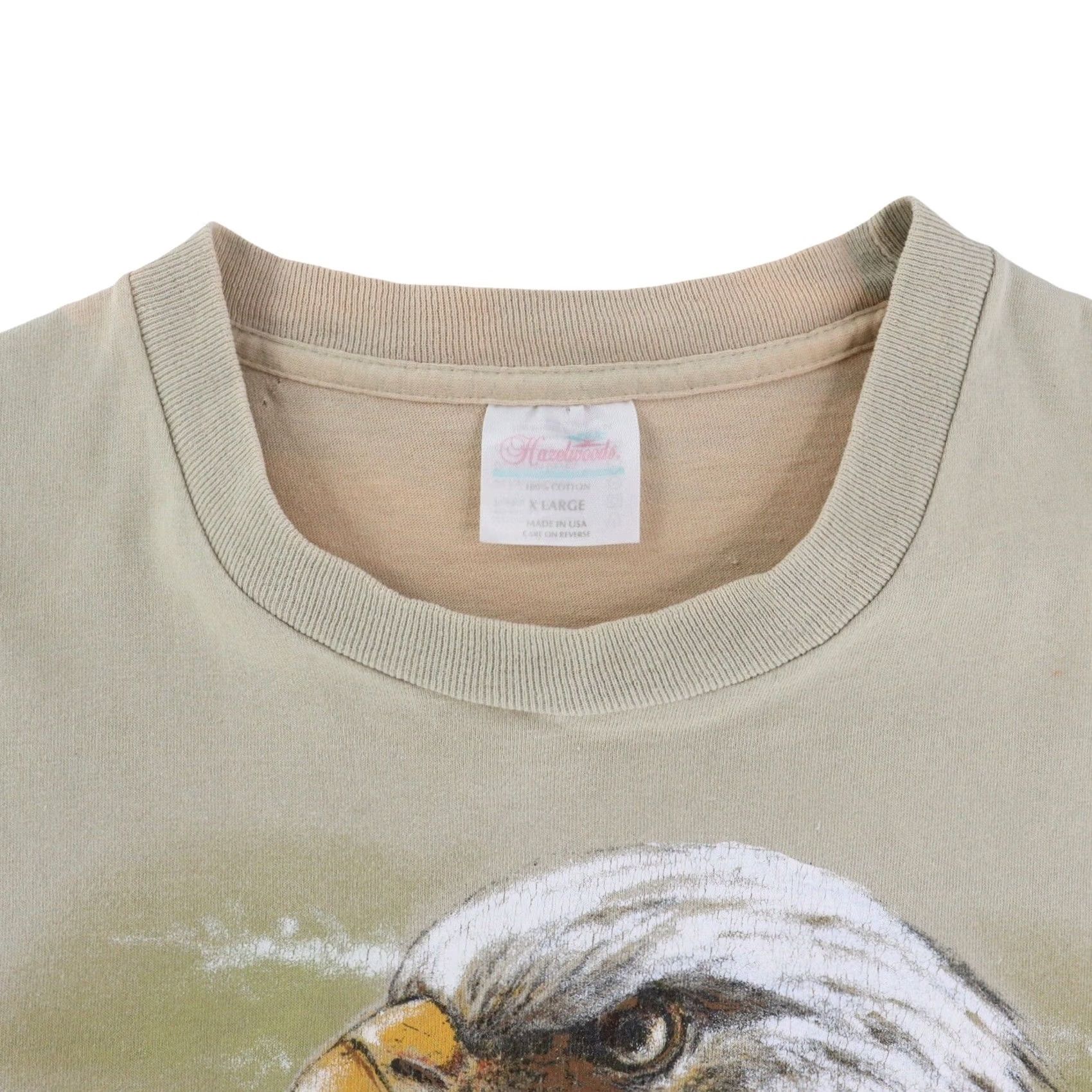Elwood Vintage Hazelwood Eagles All Over Print Single Stitch Shirt XL Men's Beige 90s Flagship Mens Size US XL / EU 56 / 4 - 4 Thumbnail