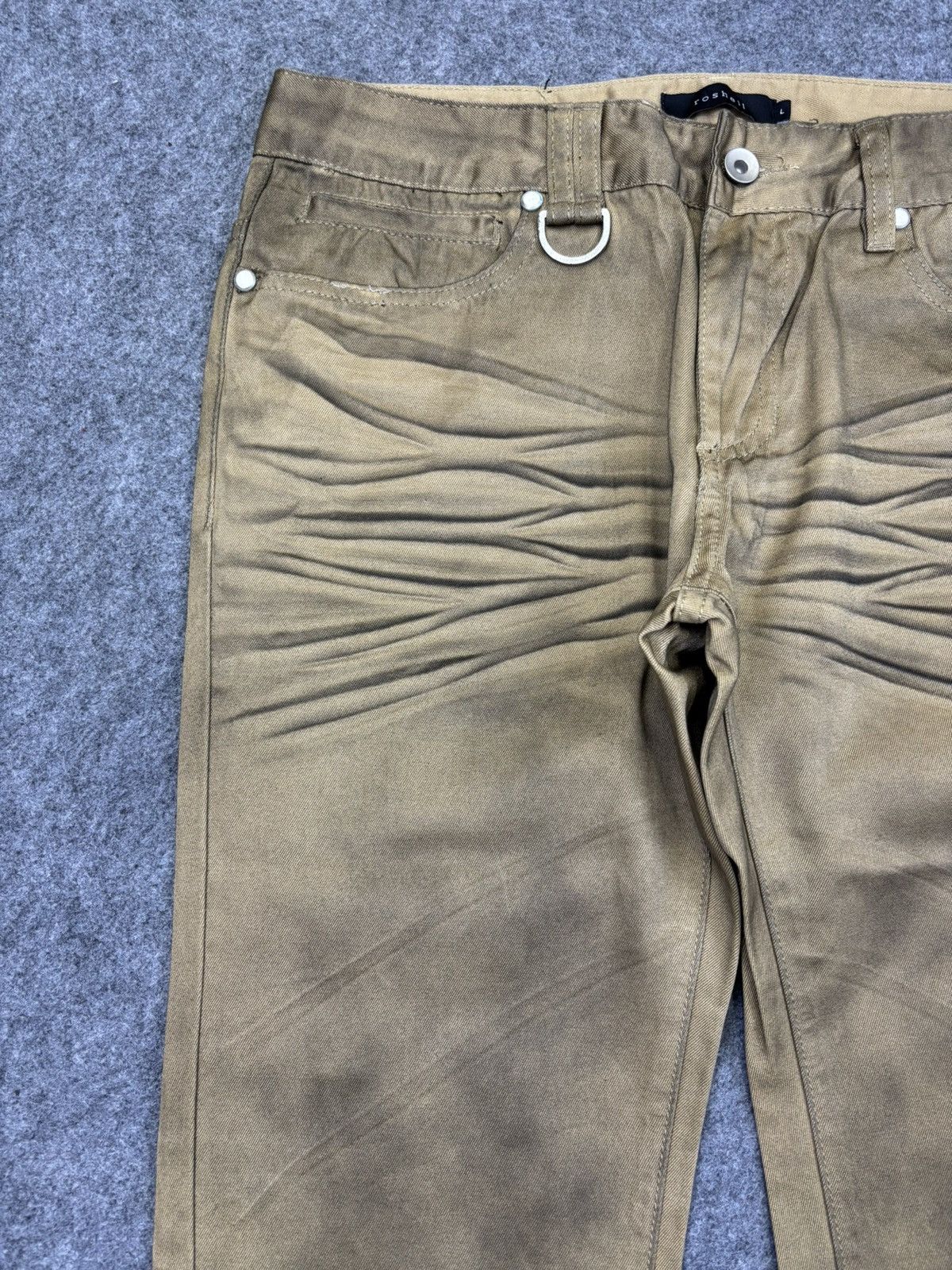 Japanese Brand 💥Super Flare💥 roshell Japan Crazy Fades Pant F953 Size US 32 / EU 48 - 4 Thumbnail