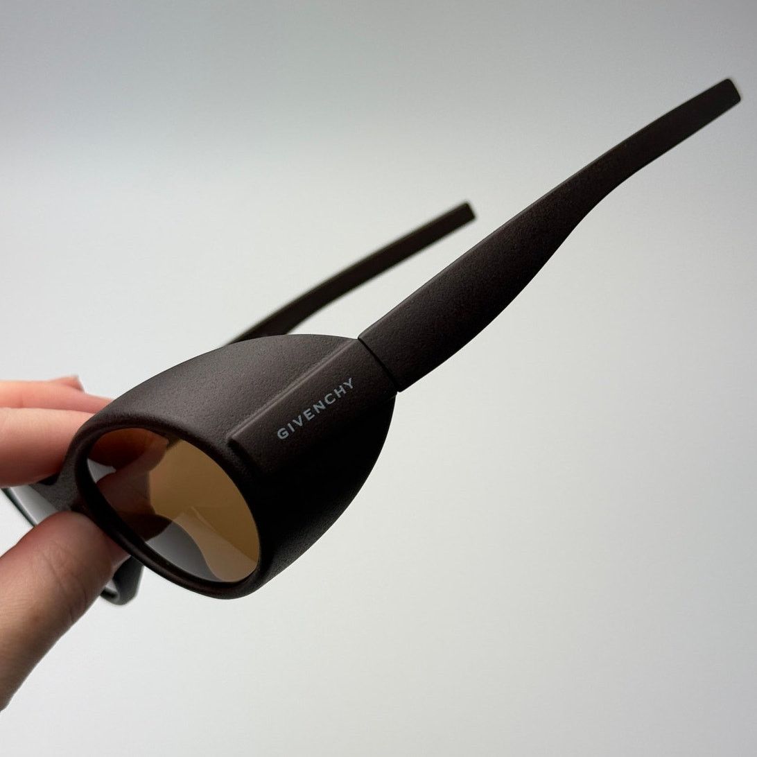 Givenchy BRAND NEW Givenchy Sunglasses GV40065I 49J Dark Brown/Roviex Size ONE SIZE - 4 Thumbnail