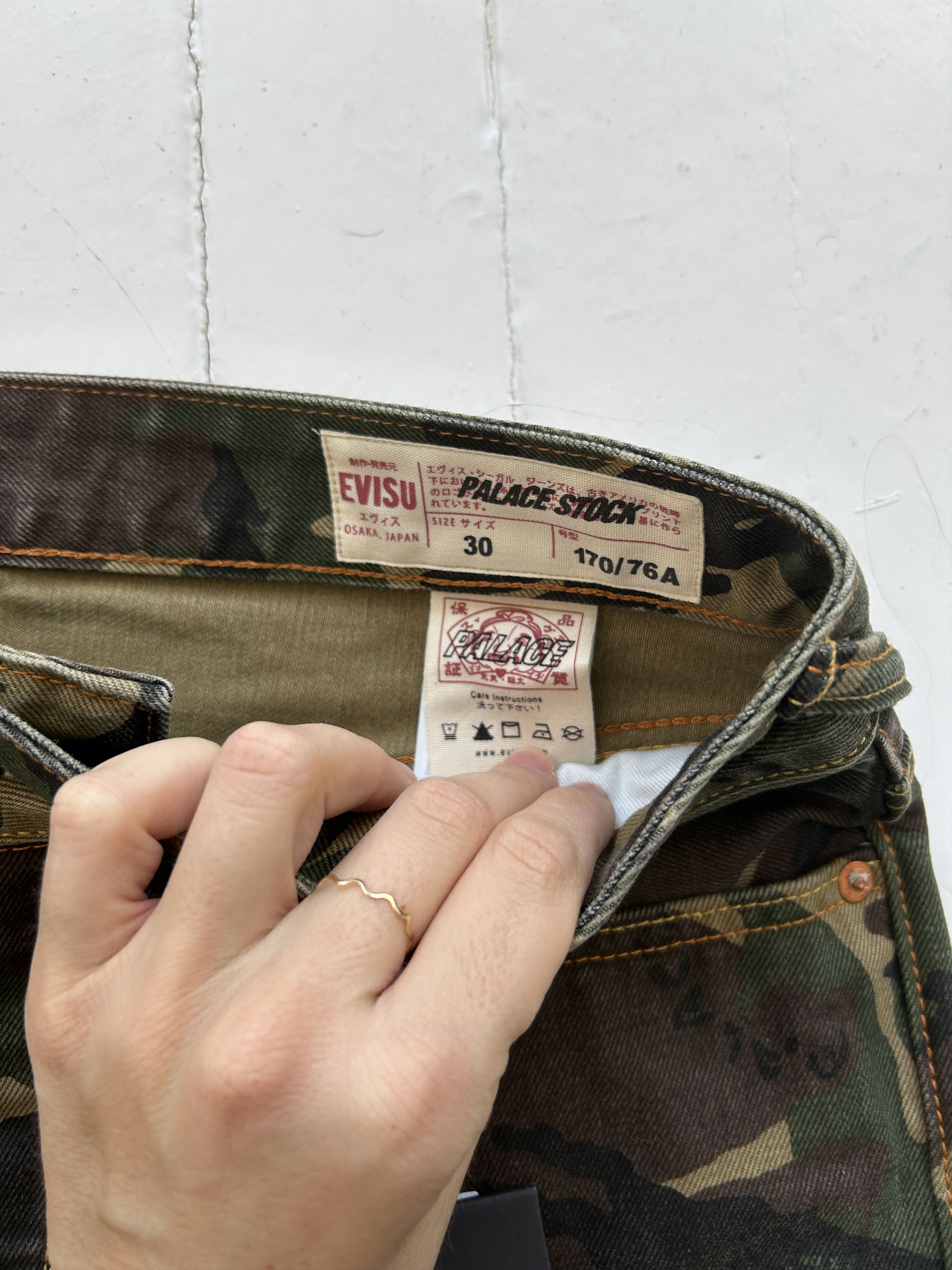 Evisu × Palace Palace x Evisu Denim Jean Camo Size US 30 / EU 46 - 3 Thumbnail