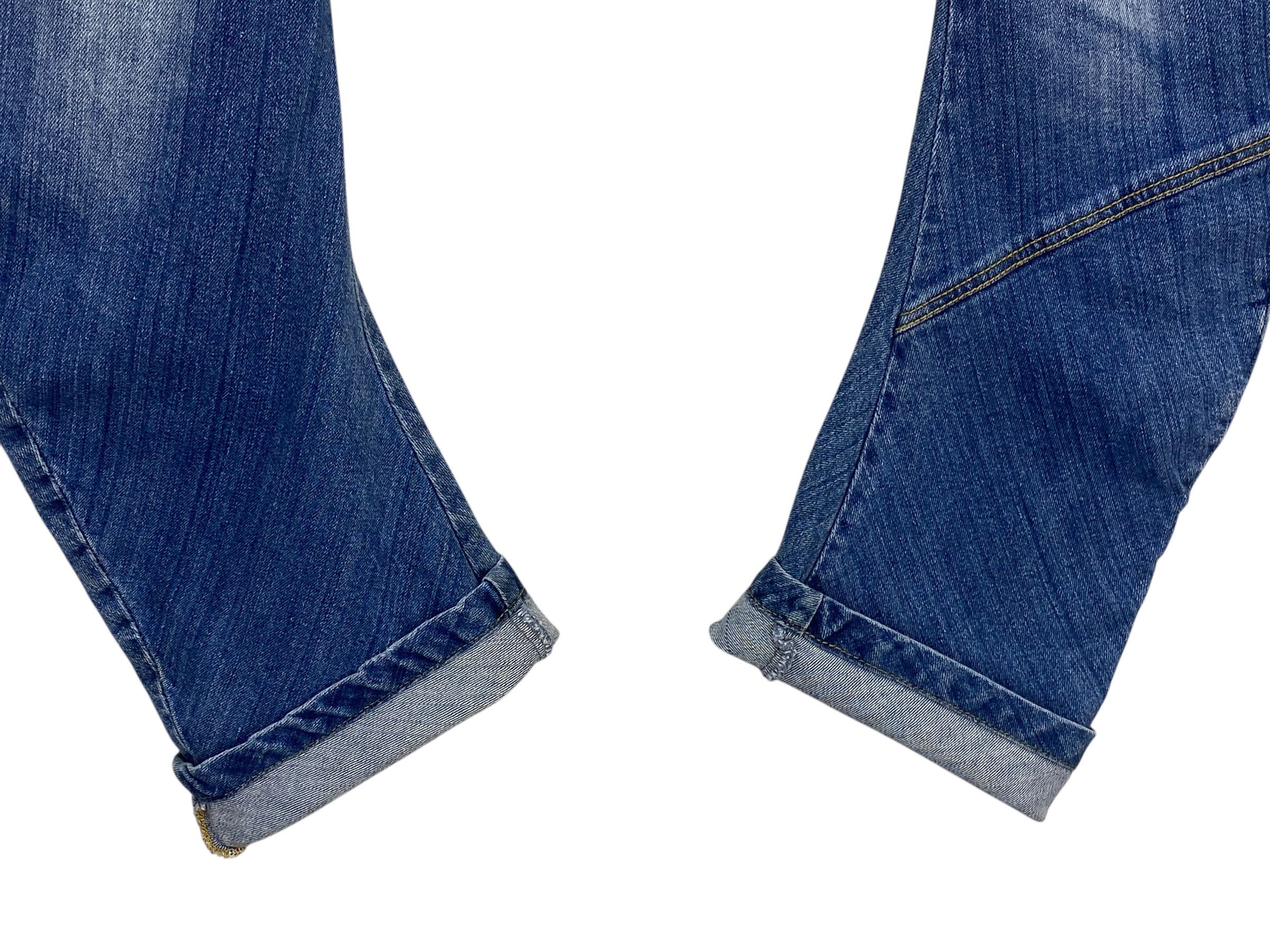 Gotcha × Japanese Brand J-Cut Denim Distressed Jeans Size US 31 - 9 Thumbnail