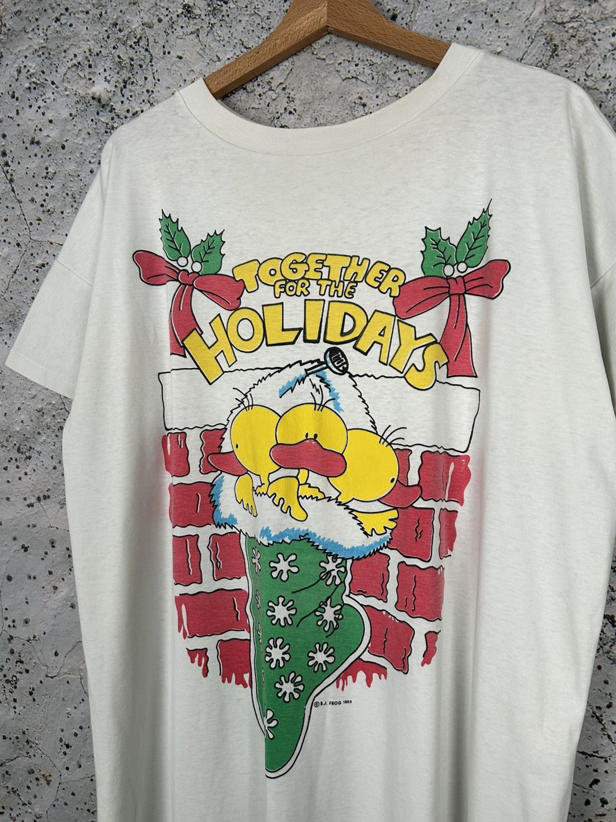 Vintage Vintage 80s 1988 Single Stitch Graphic Tee Streetwear Size US XL / EU 56 / 4 - 3 Thumbnail