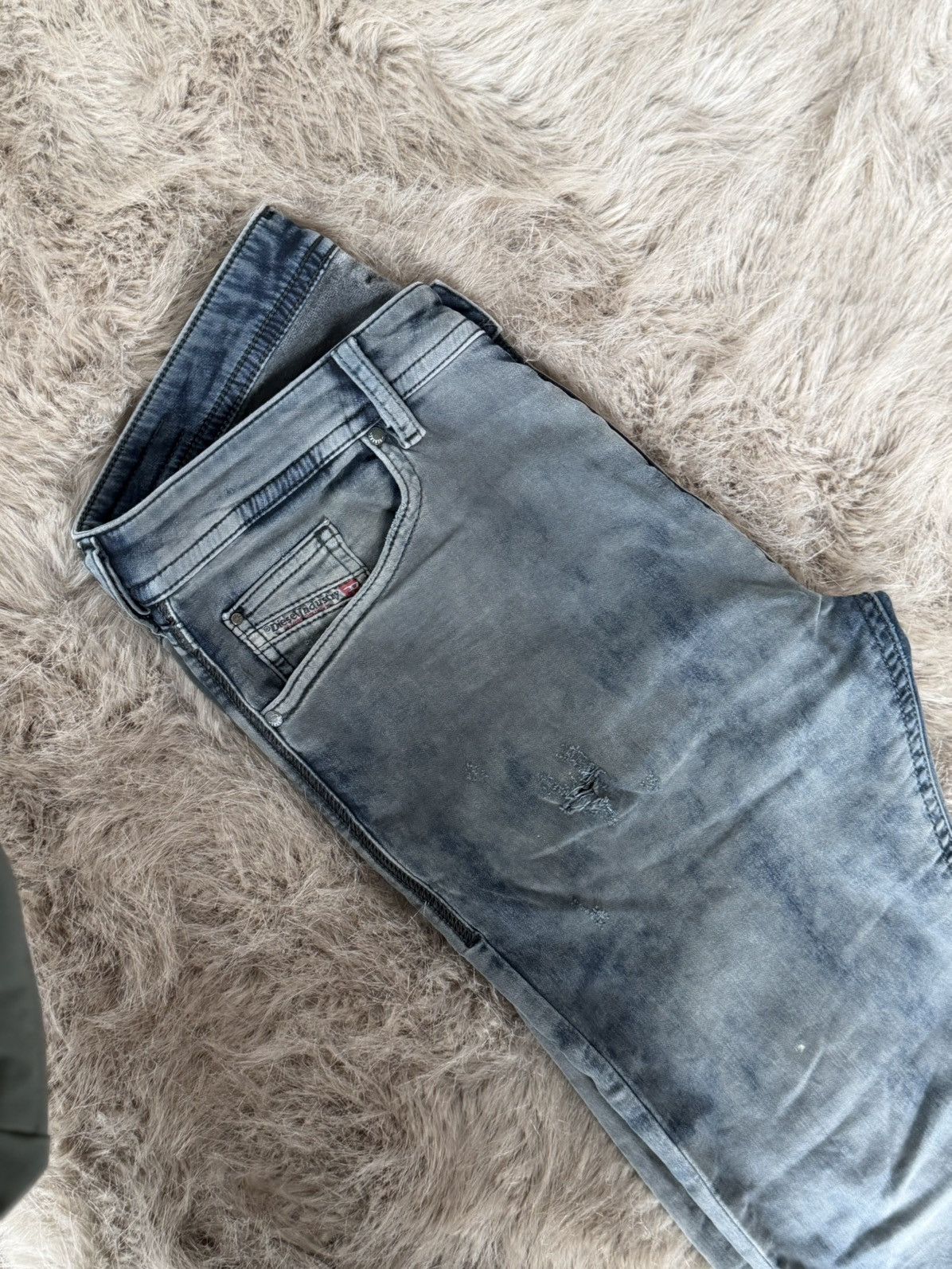 Diesel Diesel Spender Denim Sweat Pants Size US 30 / EU 46 - 4 Thumbnail