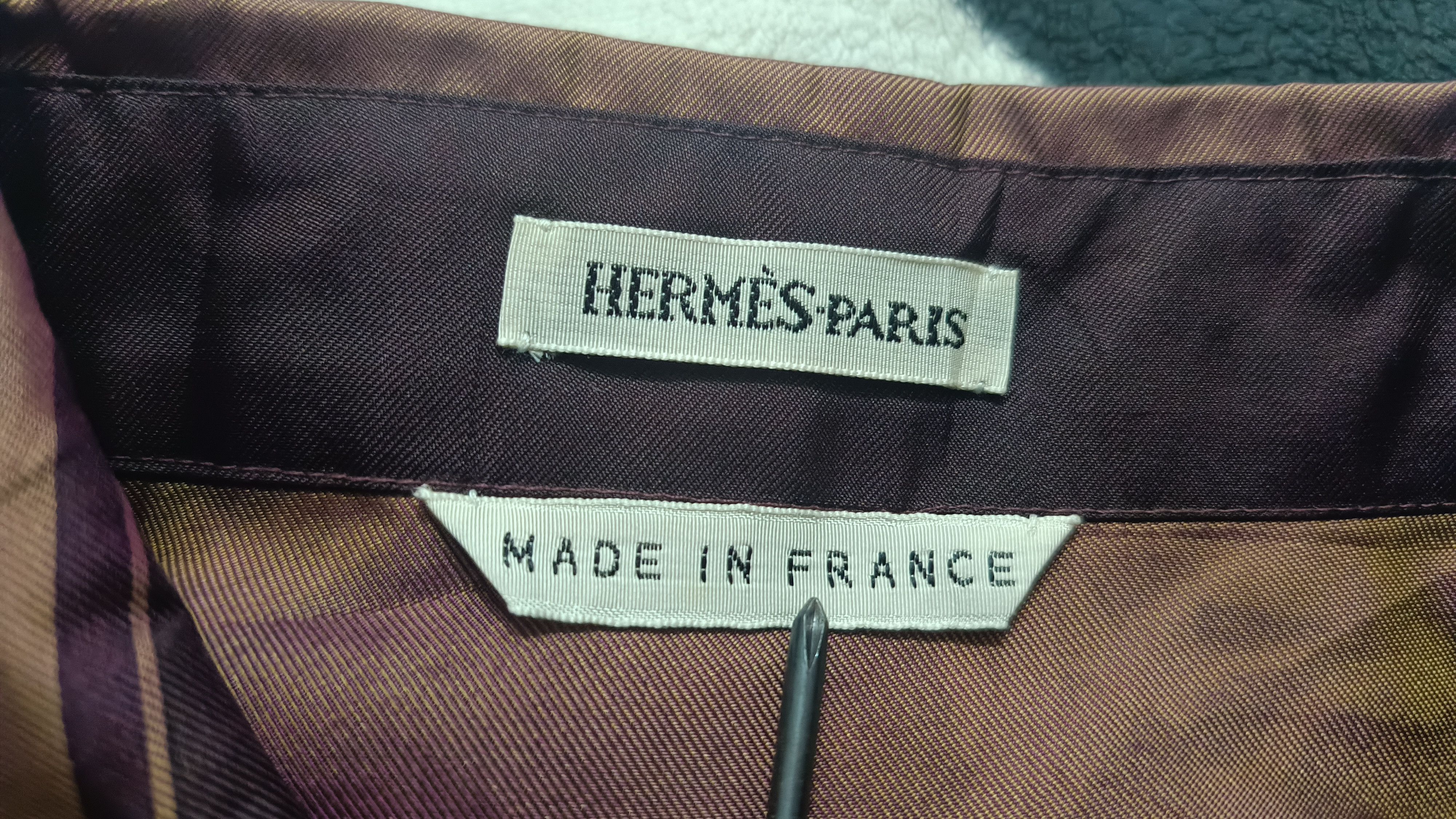 Hermes 🔥🔥Rare Vintage 90s Hermes Paris Blouse Silk Size 36 Size S / US 4 / IT 40 - 4 Thumbnail