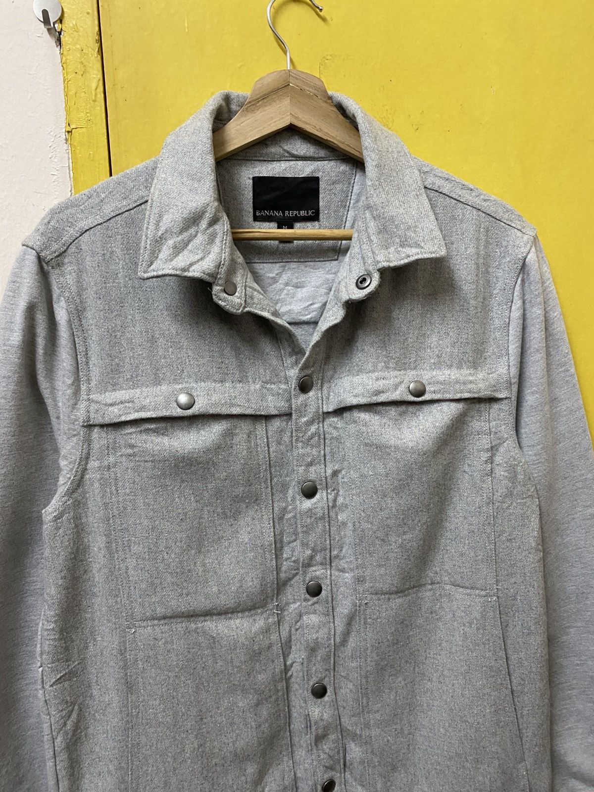 Banana Republic Banana Republic Jaket Snap Button Grey Colour Size US M / EU 48-50 / 2 - 3 Thumbnail