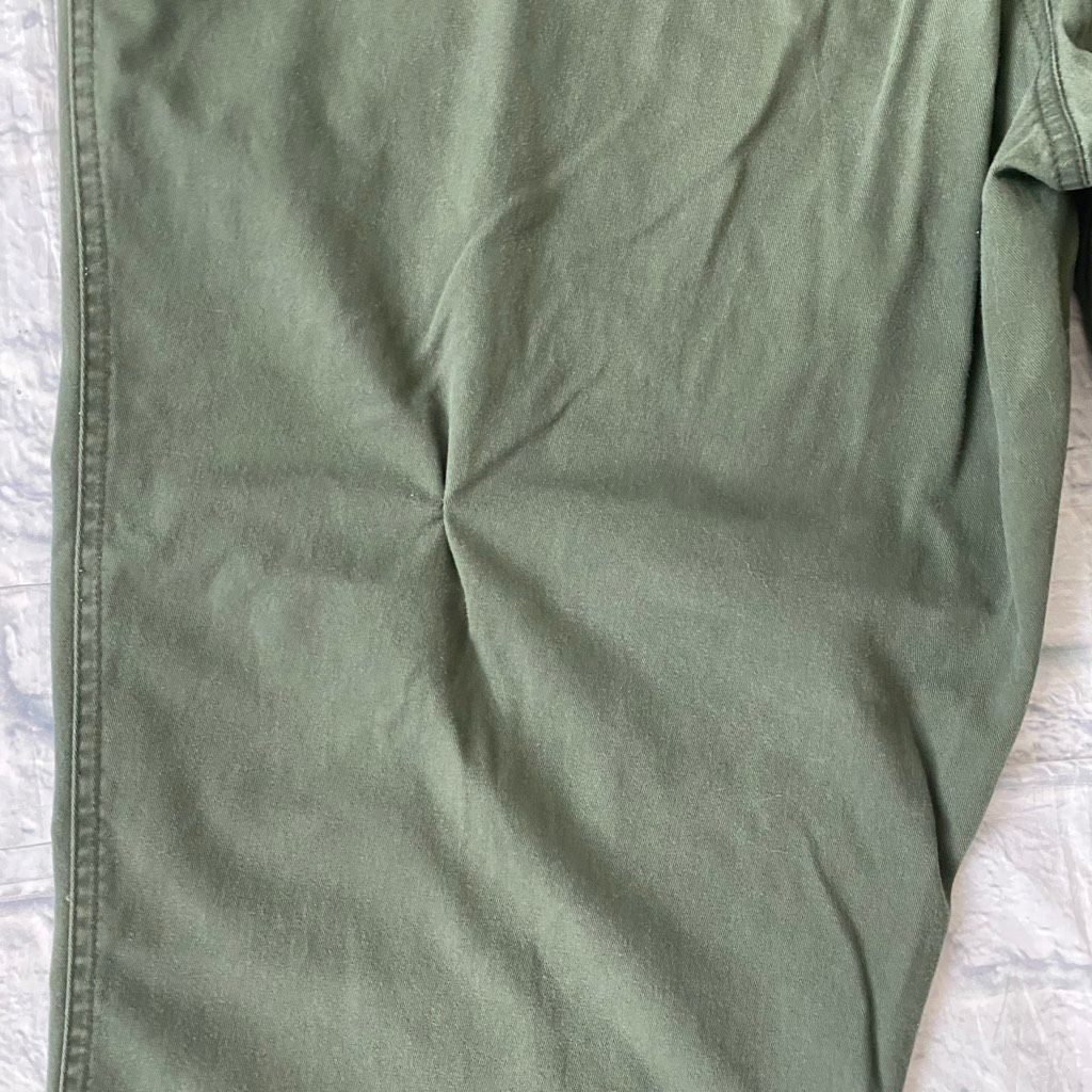 Puritan Puritan men L pull on casual pants w/zipper button & drawstring olive green Size US 40 / EU 56 - 7 Thumbnail