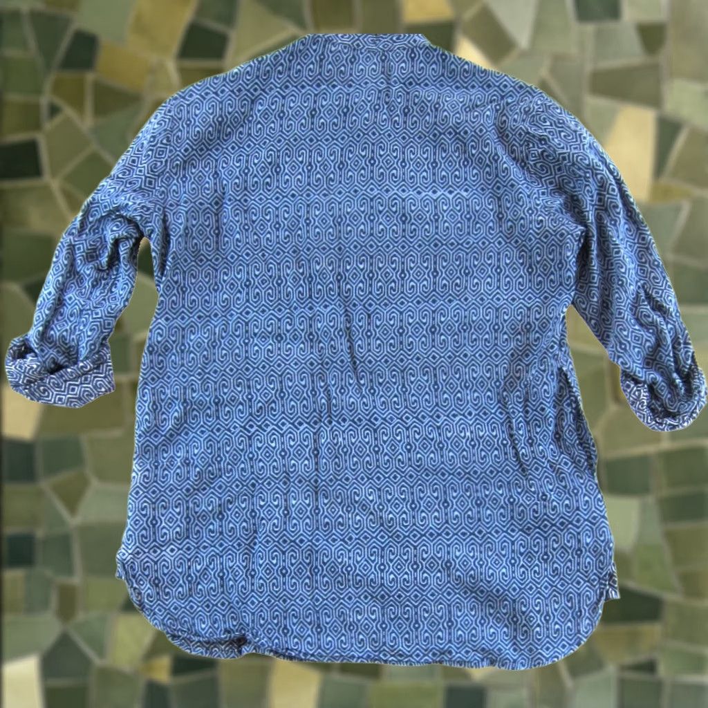 Vintage Fabindia Shirt Men Small Slim Blue Long Sleeve Button-Up Pocket 100% Cotton Vintage? No (adult) Size US S / EU 44-46 / 1 - 1 Thumbnail