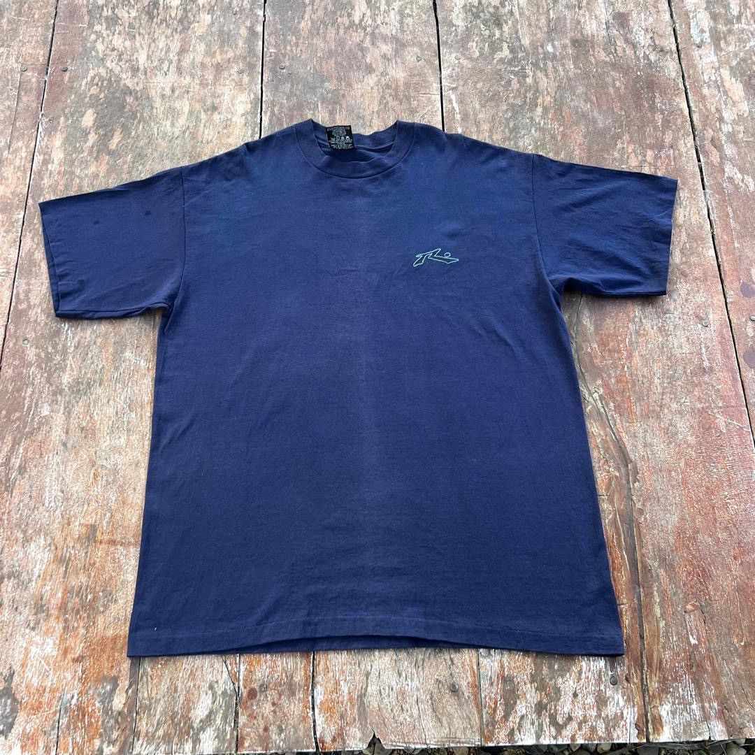 Rusty Vintage 90s Thrashed Faded Rusty Surfing T Shirt Size US XL / EU 56 / 4 - 3 Thumbnail