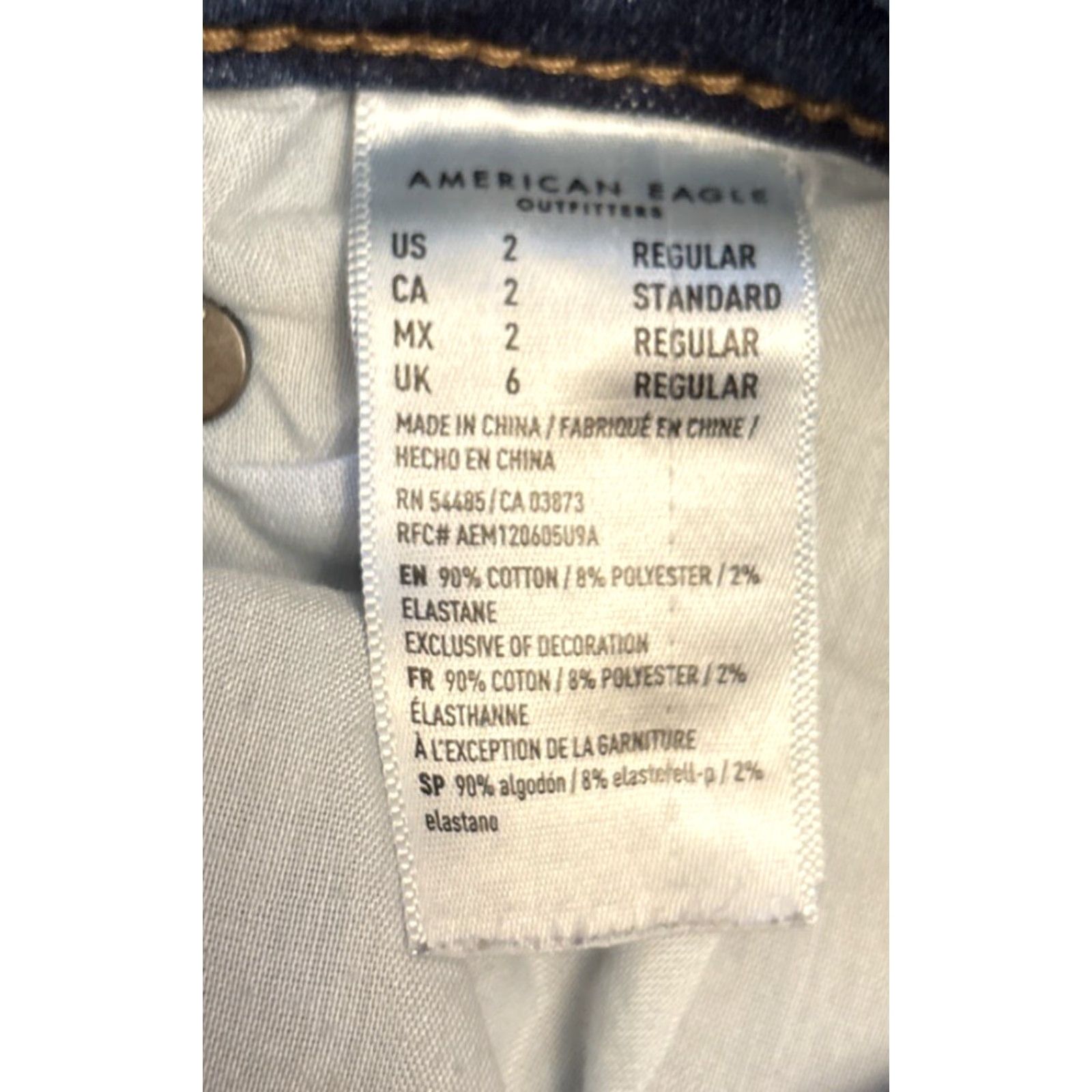 American Eagle Outfitters VINTAGE? American Eagle Outfitters Jeans? Size 26" / US 2 / IT 38 - 6 Thumbnail