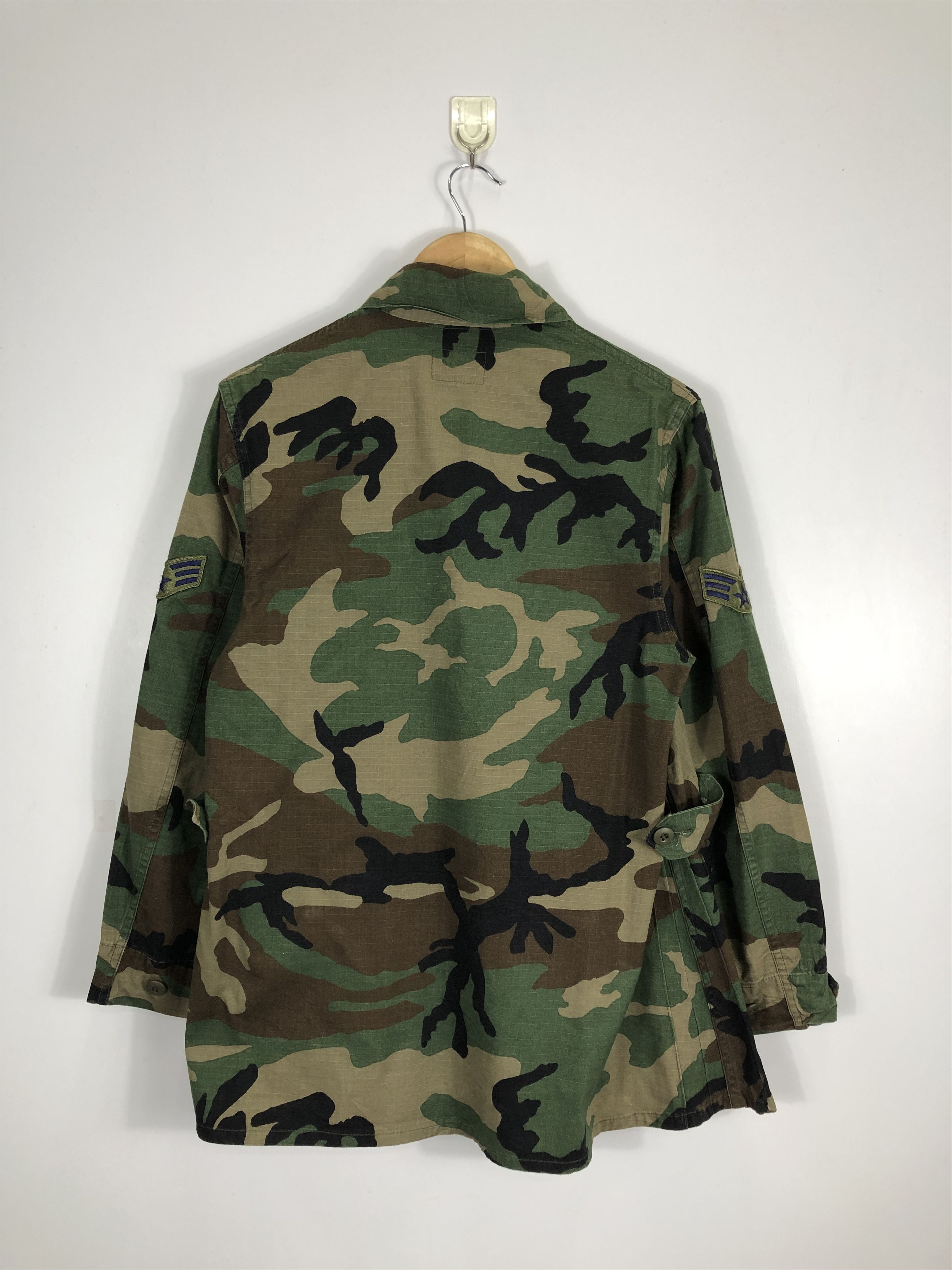 Vintage Vintage Us Air Force Camo Denim Jacket J0664 Size US M / EU 48-50 / 2 - 3 Thumbnail