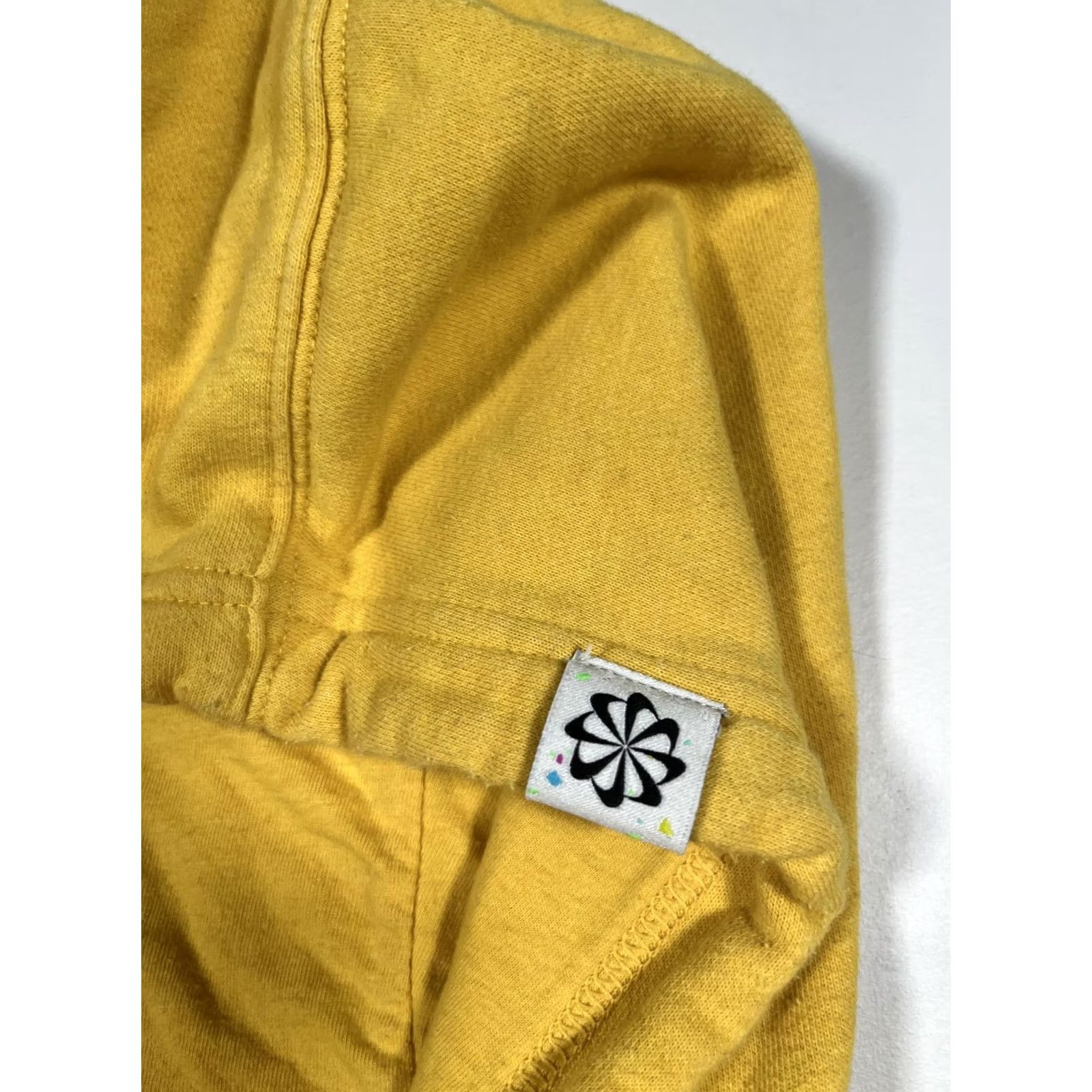 Nike Nike Hoodie Mens Large Yellow Glitter Swoosh Logo Pullover Fleece Sweatshirt Size US L / EU 52-54 / 3 - 7 Thumbnail