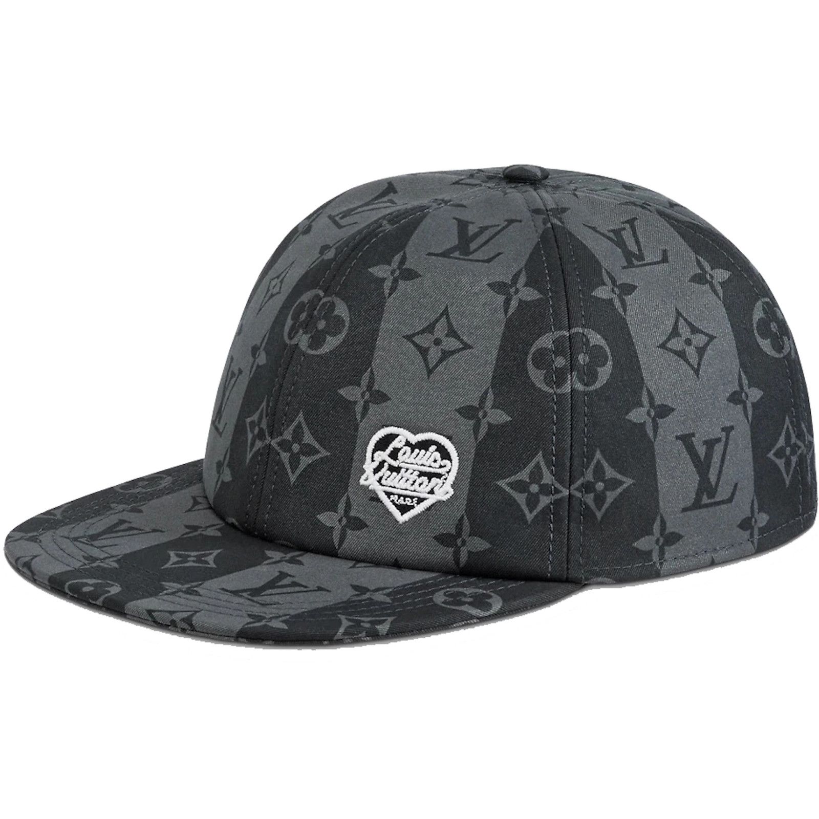 Louis Vuitton Louis Vuitton Nigo Stripe Logo Sun Cap Baseball Hat 58cm M Size ONE SIZE - 1 Thumbnail