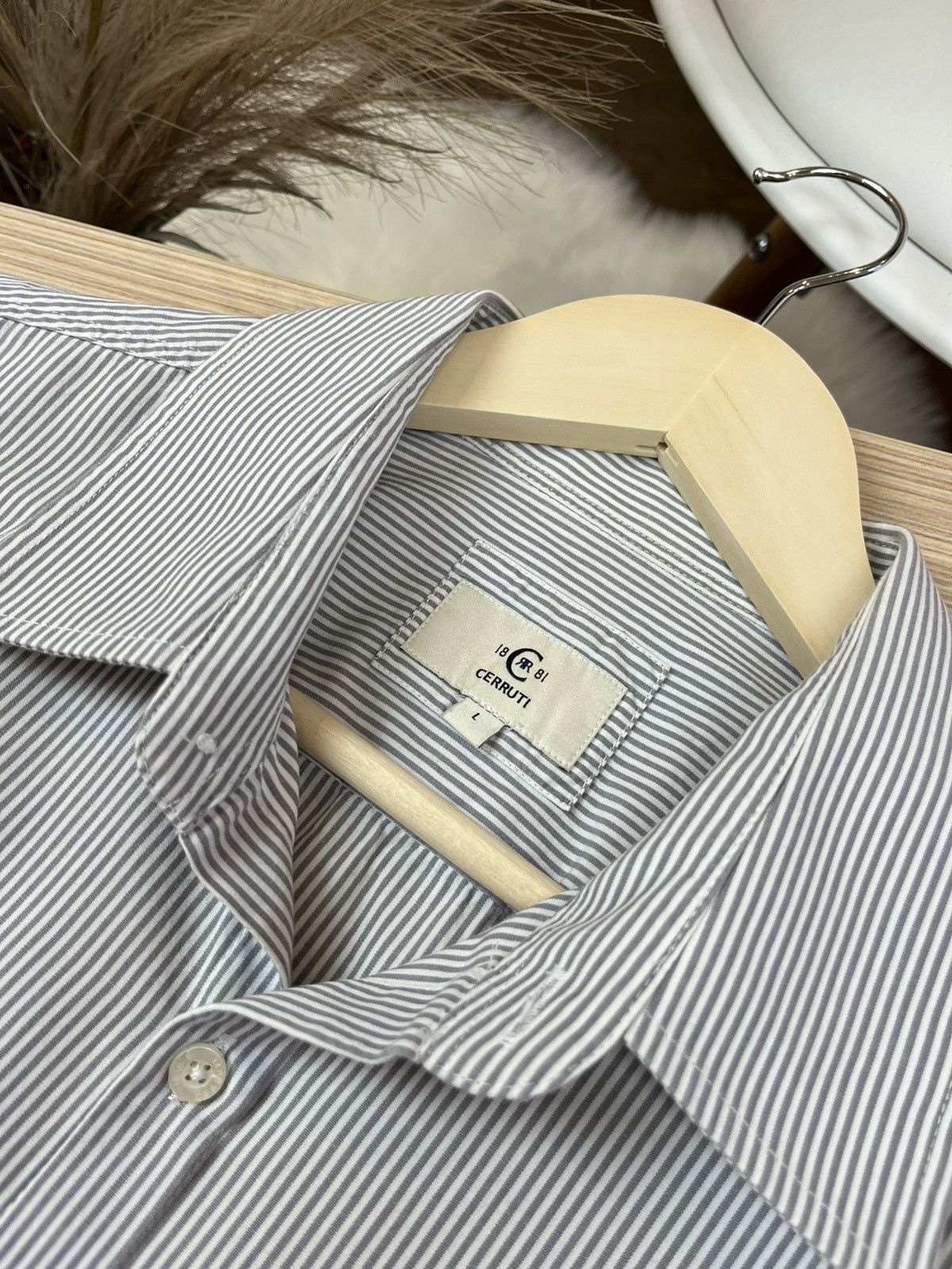 Cerruti 1881 × Vintage Vintage Cerutti 1881 Brothers Shirt Size US L / EU 52-54 / 3 - 4 Thumbnail