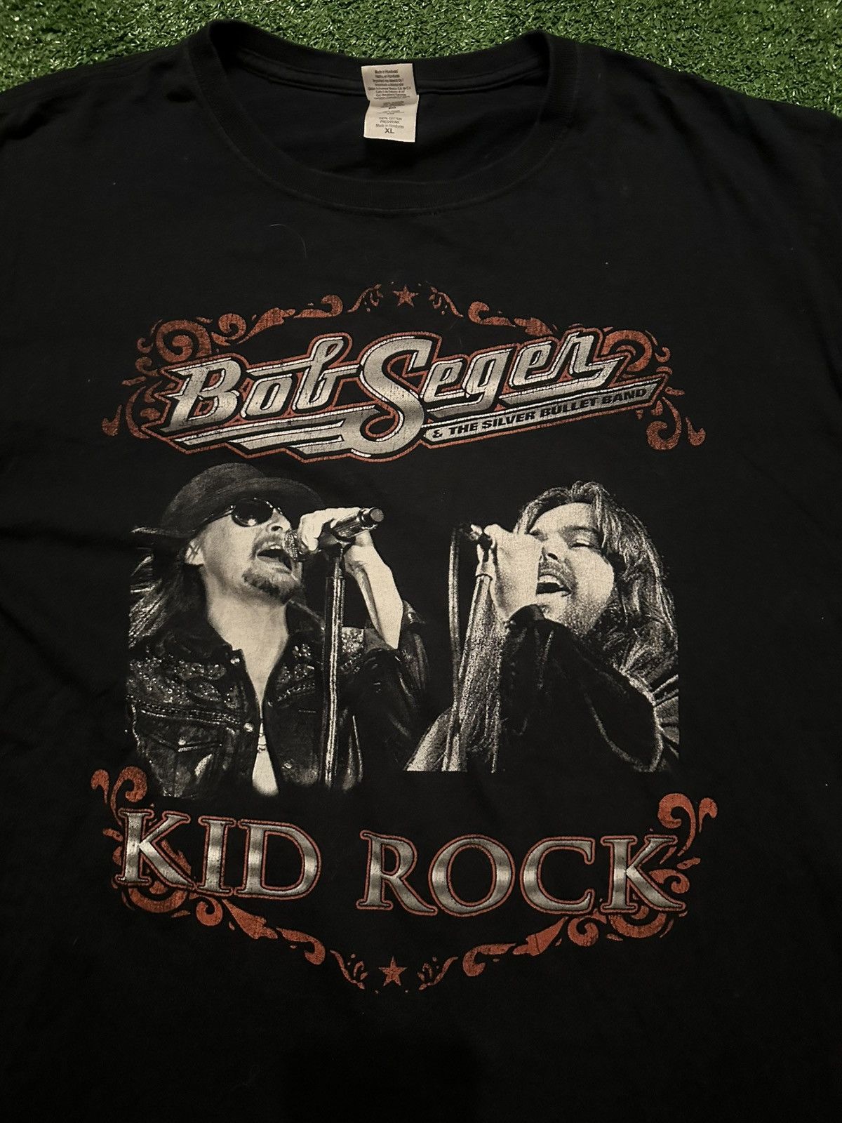 Band Tees 2013 Kid Rock & Bob Seger Tour Band Tee Shirt Size XL Size US XL / EU 56 / 4 - 2 Thumbnail