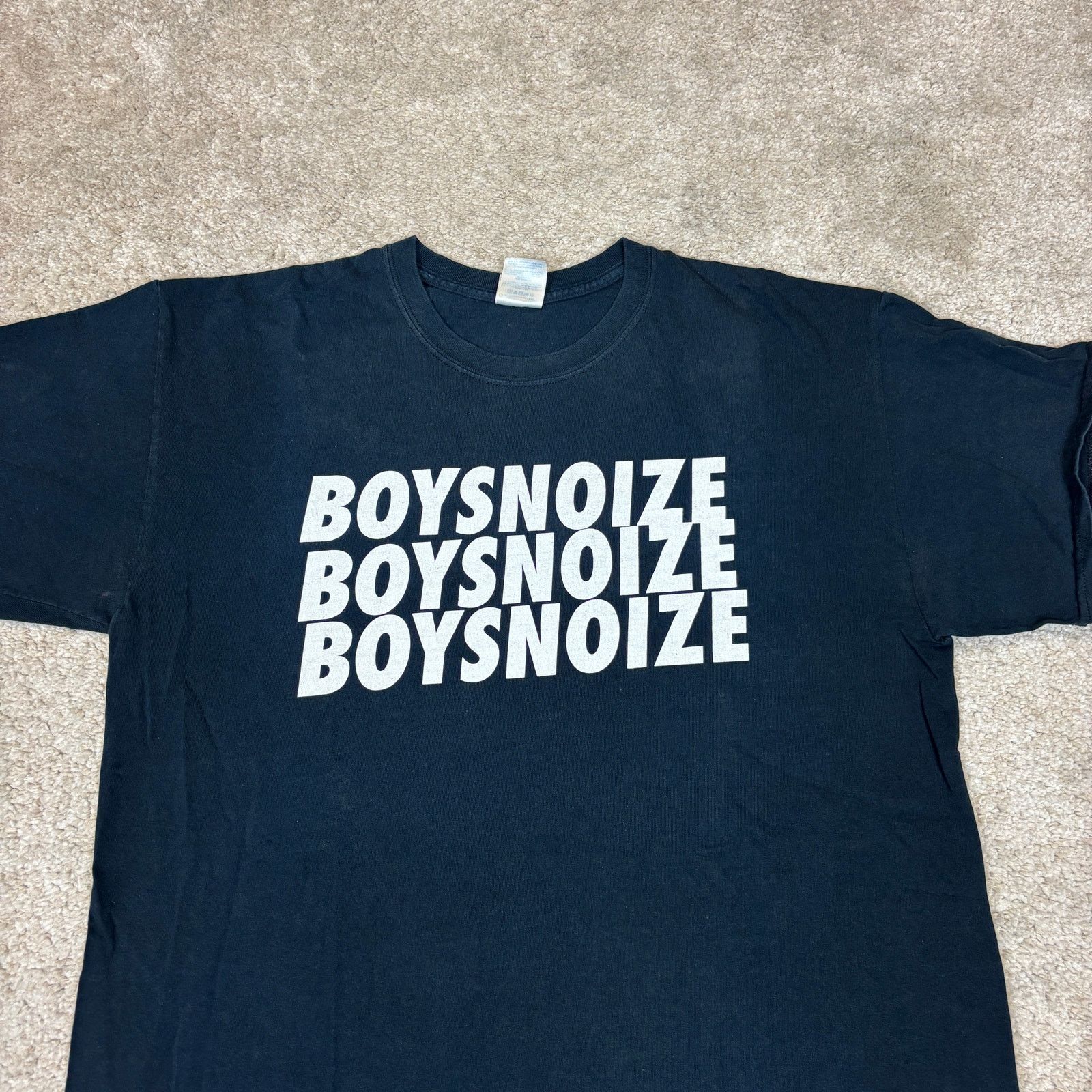 Gildan Boys Noize BNR Records T Shirt Men's Large Y2K Rare Size US L / EU 52-54 / 3 - 2 Thumbnail