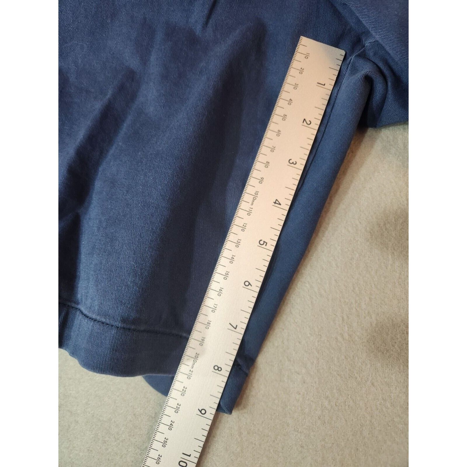 Izod IZOD Saltwater Shorts Mens 42 x 9.5in Blue Stretch Size US 42 / EU 58 - 8 Thumbnail