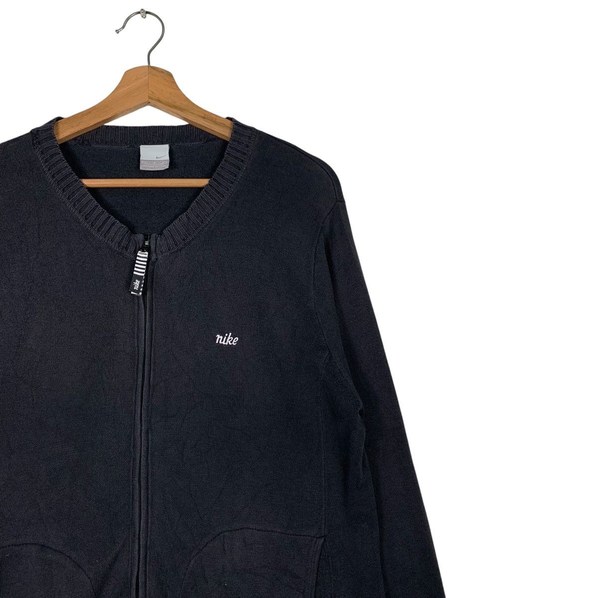 Nike NIKE Embroidery Small Logo Zipper Sweater #1204-C55 Size L / US 10 / IT 46 - 5 Thumbnail