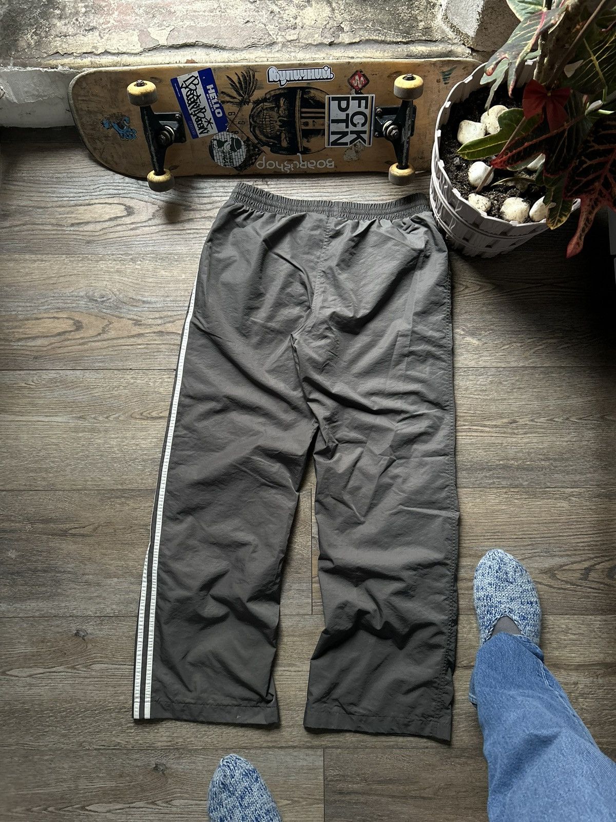 Nike × Vintage Vintage Nike Parashute Track Pants Drill 90s Size US 32 / EU 48 - 6 Thumbnail